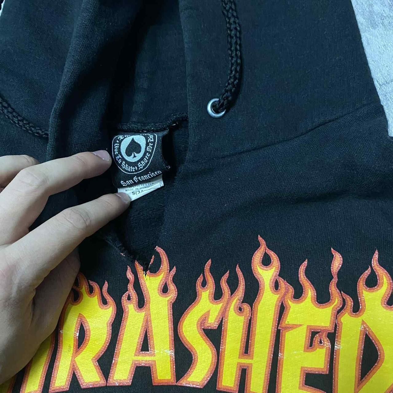 Thrasher Thrasher Magazine black hoodie with flames #skater Size US S / EU 44-46 / 1 - 3 Thumbnail