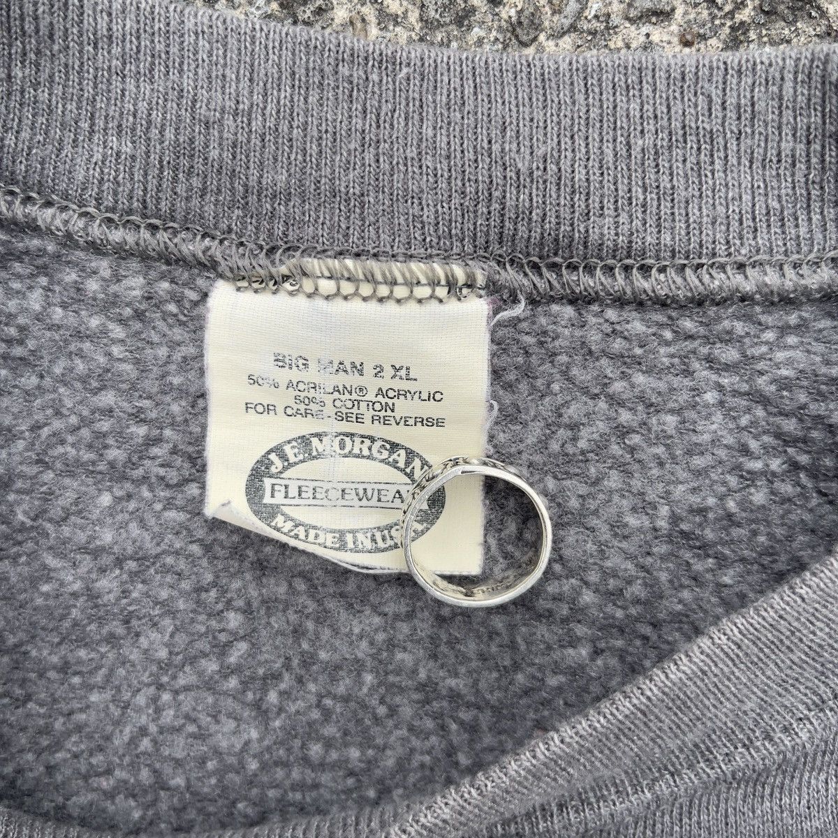 Vintage Vintage J E MORGAN FLEECEWEAR MADE IN USA Raglan Crewneck Size US XL / EU 56 / 4 - 4 Thumbnail