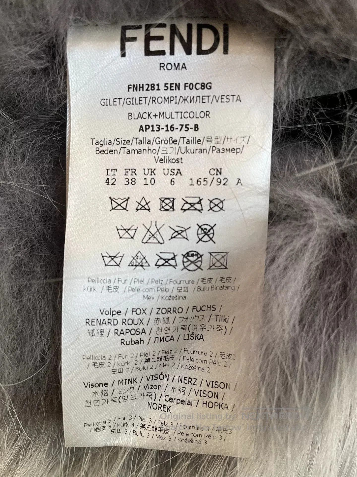 Fendi Fendi Mink Fur Vest. Size M / US 6-8 / IT 42-44 - 6 Thumbnail