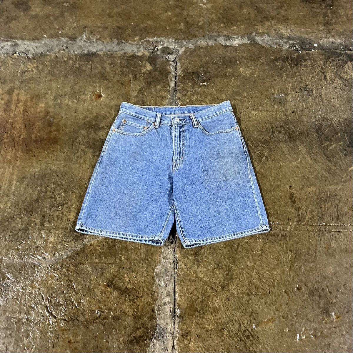 Levi's × Vintage Crazy Vintage Y2K Levi's 550 Jorts Essential Skater Shorts Size US 32 / EU 48 - 2 Thumbnail