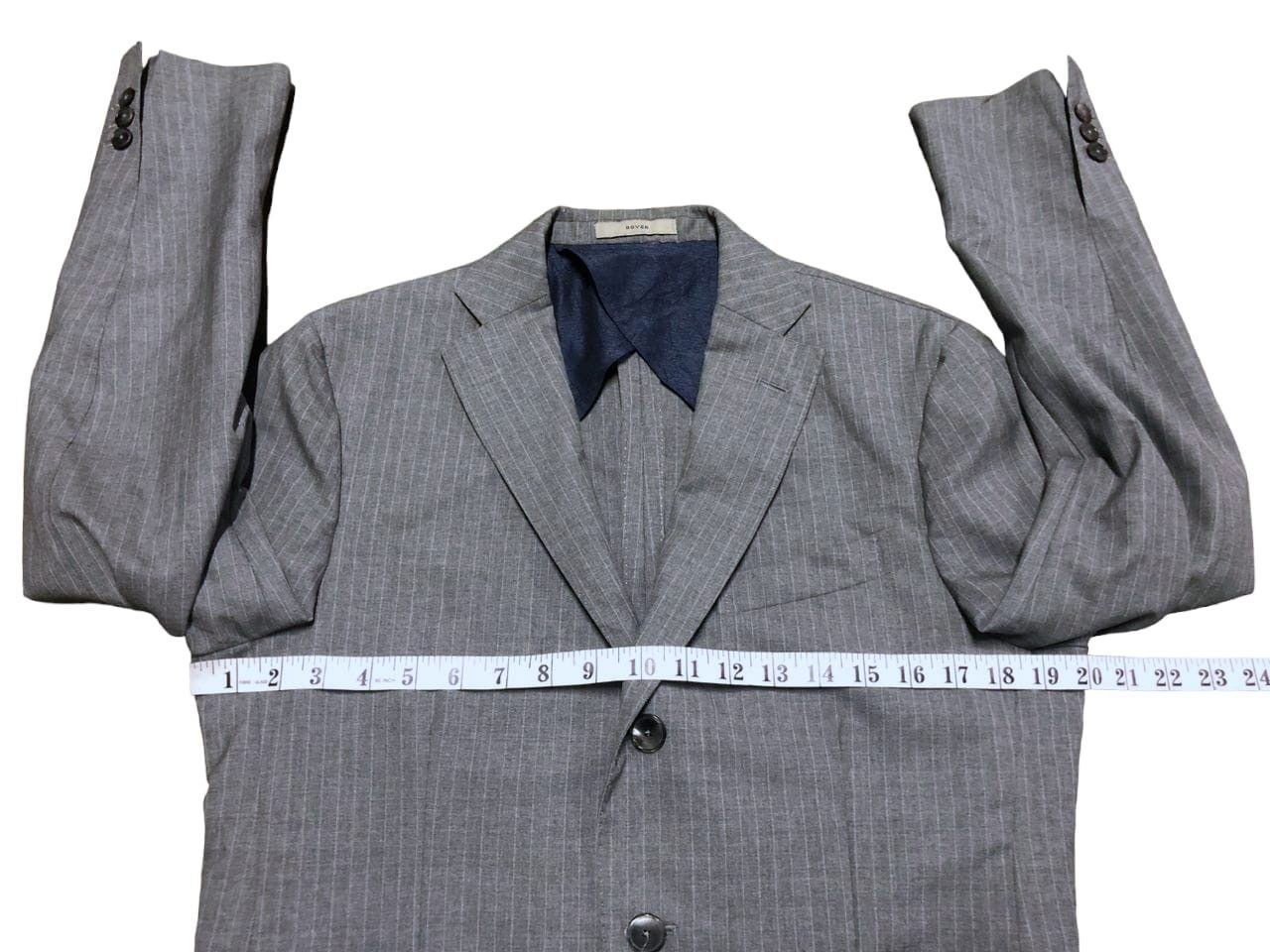 Boglioli Boglioli Blazer Coat Jacket Grey Stripe Size 40R - 17 Thumbnail