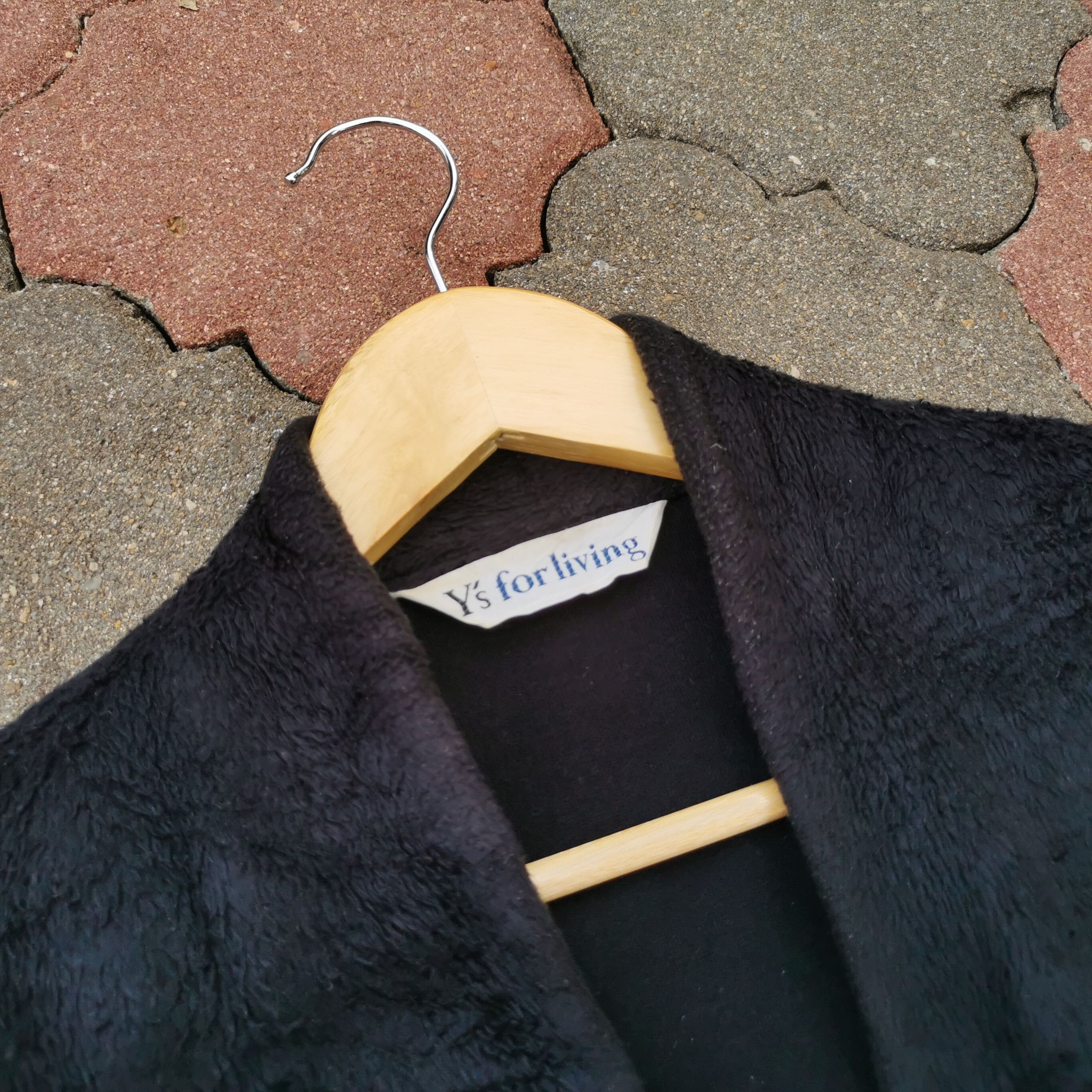 Japanese Brand × Y's × Yohji Yamamoto Y's for Living Yohji Yamamoto Fleece Cardigan Jacket Size US L / EU 52-54 / 3 - 6 Thumbnail