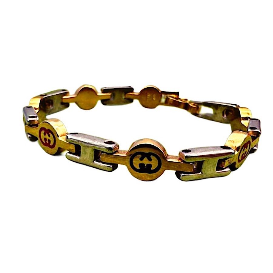 Gucci Authentic Vintage Gucci Rare Archive GG Link Bracelet Size ONE SIZE - 2 Thumbnail