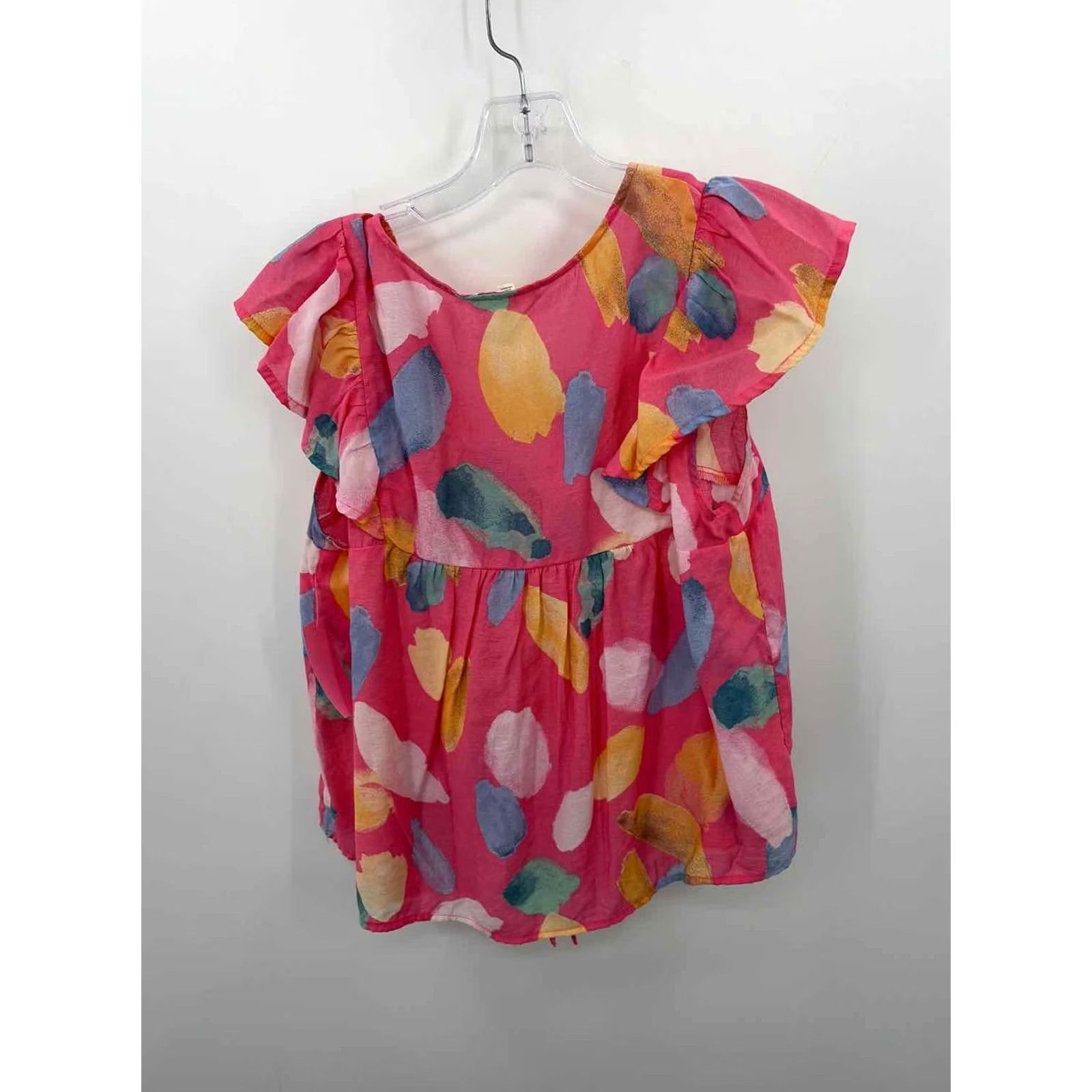 Pinko Mine Pink Printed Tank Top - Pre-Owned Size Large (Regular) Size L / US 10 / IT 46 - 2 Thumbnail