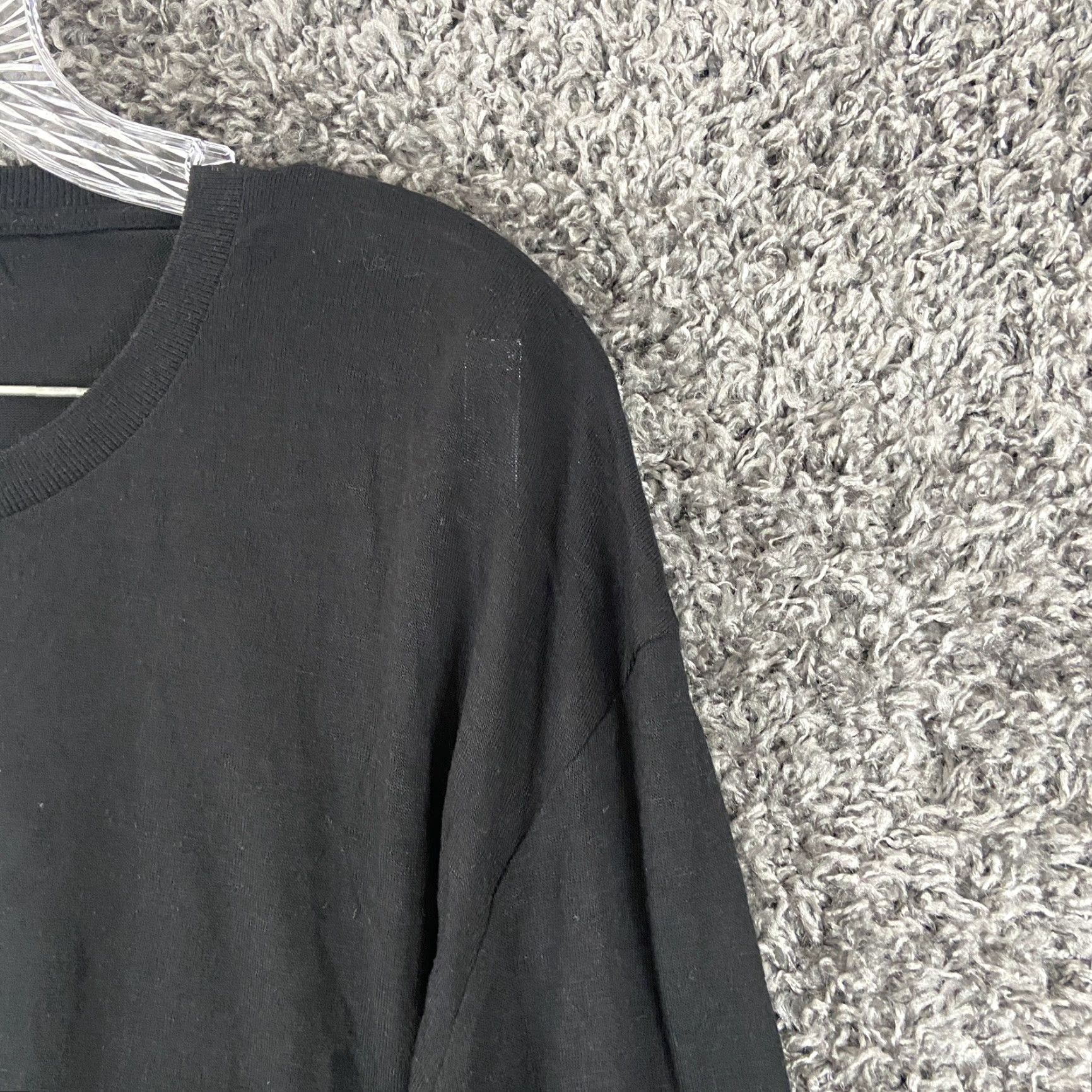 Zara ZARA Sweater Black Long Sleeve Pullover Women’s L Knit Size L / US 10 / IT 46 - 4 Thumbnail