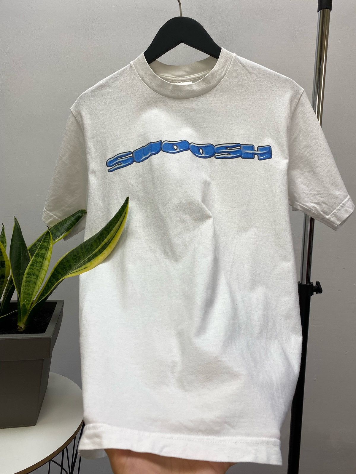 Other 90s Vintage Nike Swoosh Center Logo T-Shirt Size US S / EU 44-46 / 1 - 9 Thumbnail