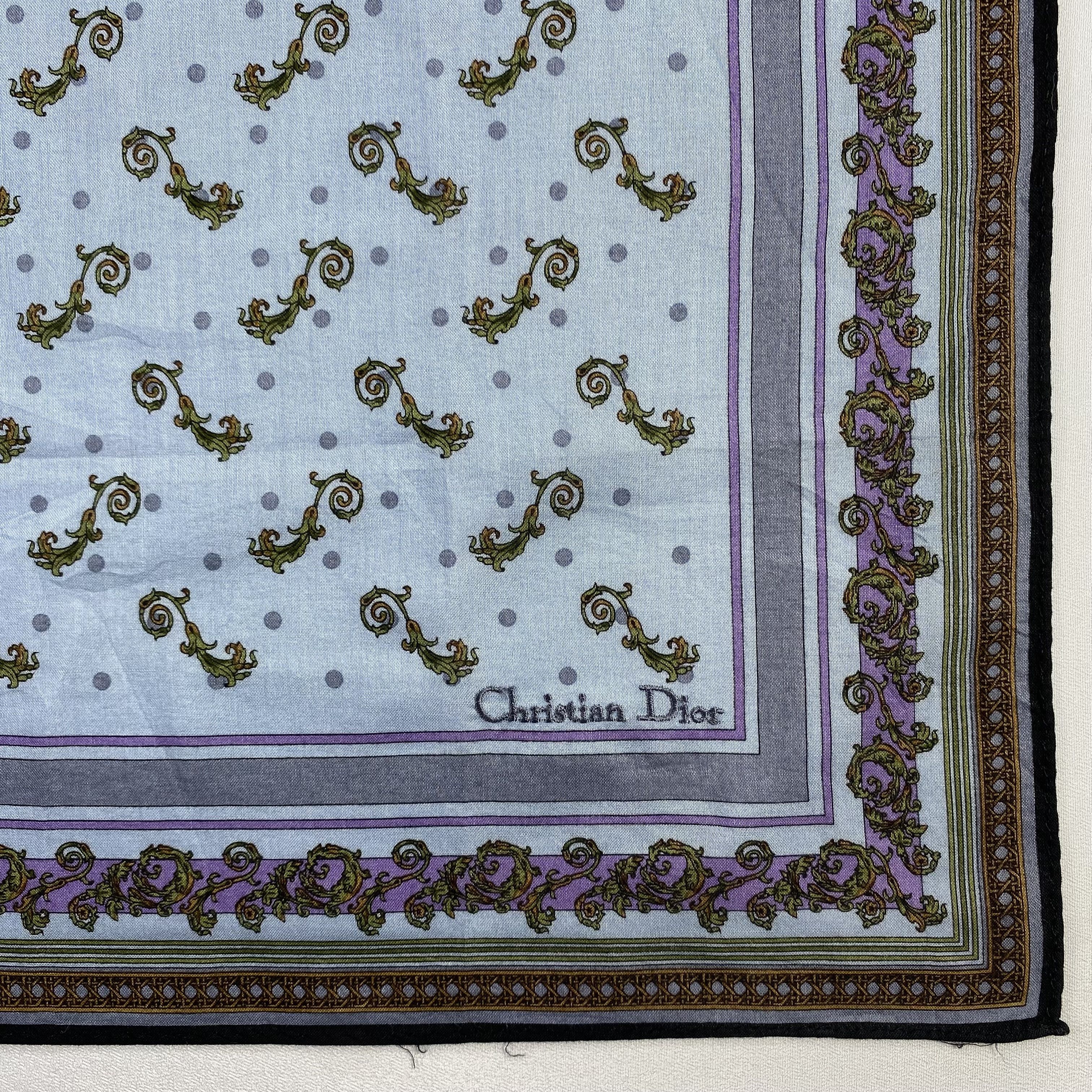 Vintage Christian Dior Monsieur Handkerchief / Neckerchief-P1170 Size ONE SIZE - 3 Thumbnail