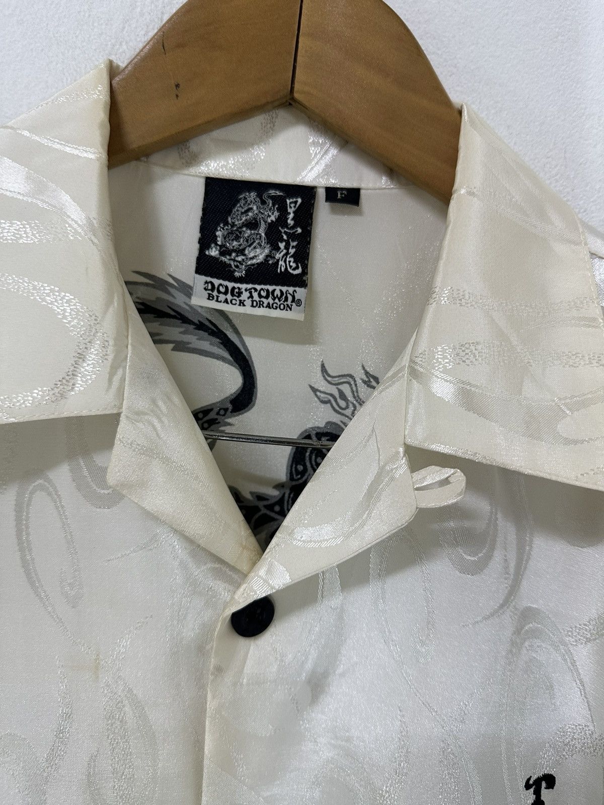 Dogtown Vintage Dog town Button Up Shirt Black Flame Black Dragon Size US L / EU 52-54 / 3 - 4 Thumbnail