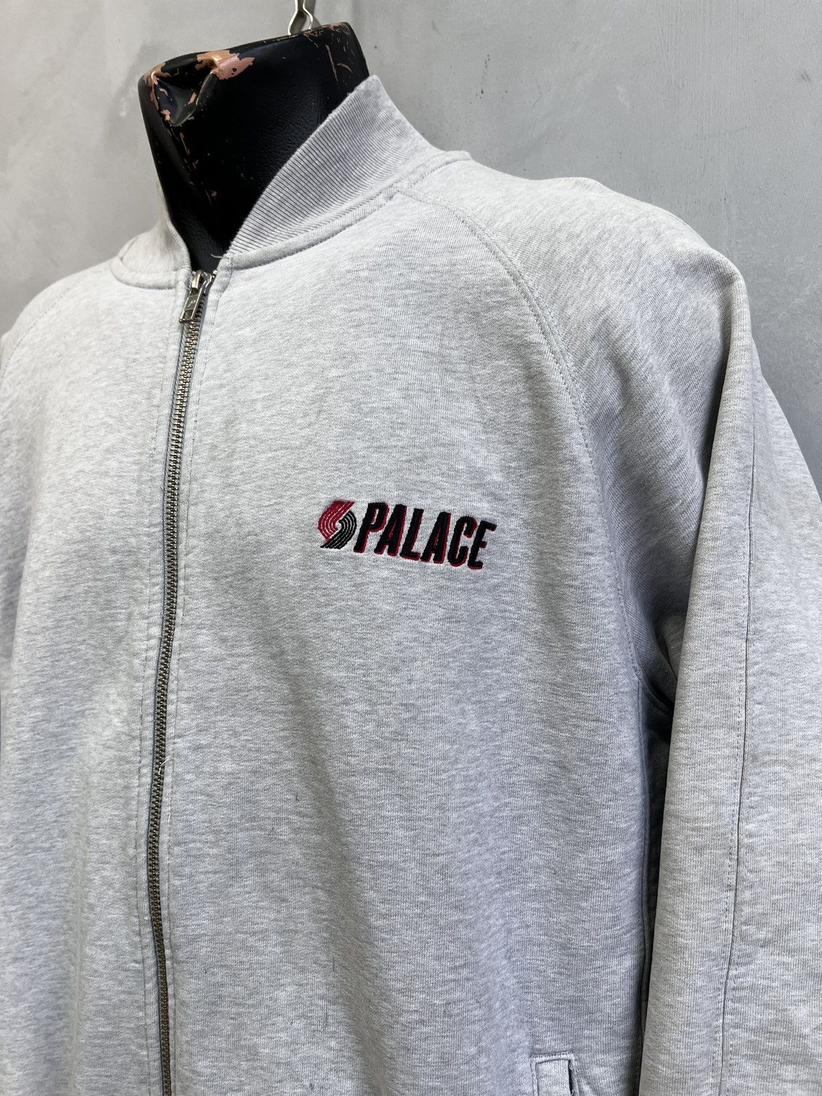 Palace Palace zip jakcet bomber big logo sweatshirt Size US L / EU 52-54 / 3 - 4 Thumbnail