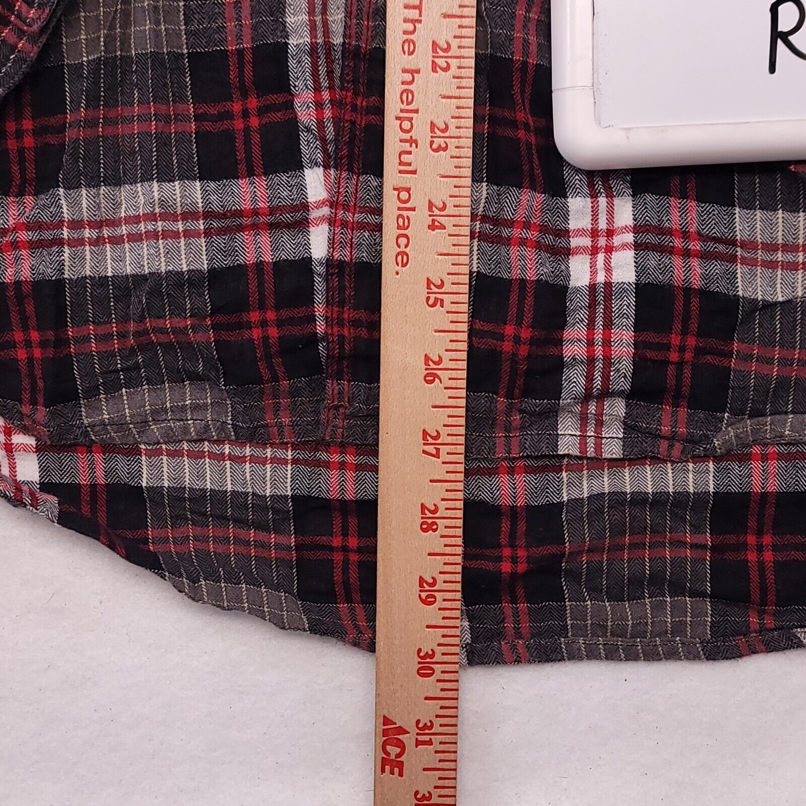 Mambo Mambo Tartan Flannel Shirt Men Size Extra Large XL Red Black Size US XL / EU 56 / 4 - 8 Thumbnail