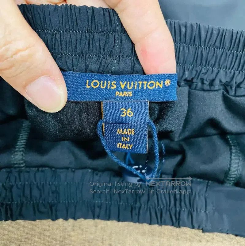 Louis Vuitton Louis Vuitton Black Nylon Women's Shorts . Size 23" - 3 Thumbnail