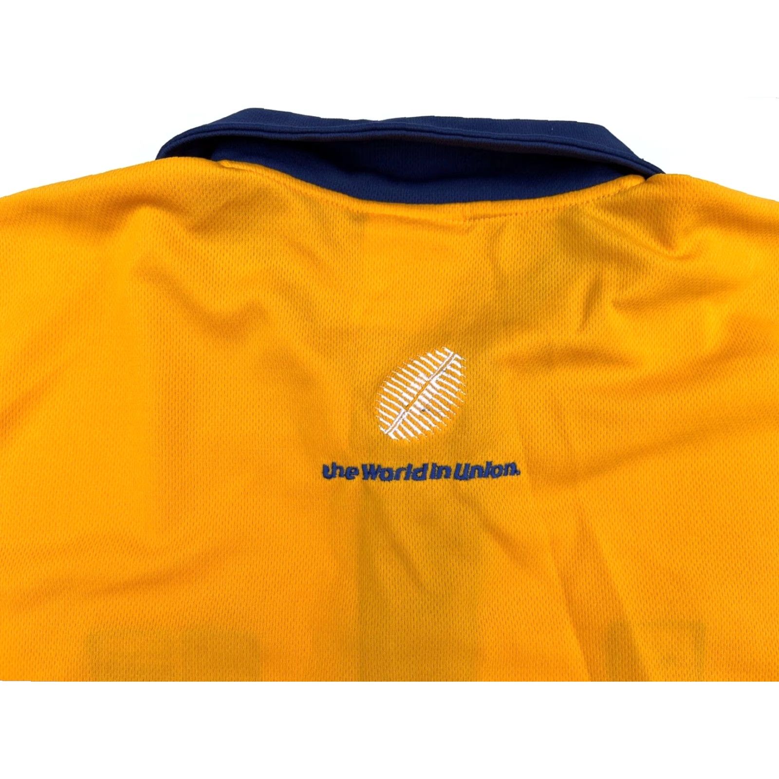 Vintage VINTAGE Rugby Originals Polo Shirt Rugby World Cup 2003 Australia XXL Yellow Mens Polo Size US XXL / EU 58 / 5 - 5 Thumbnail