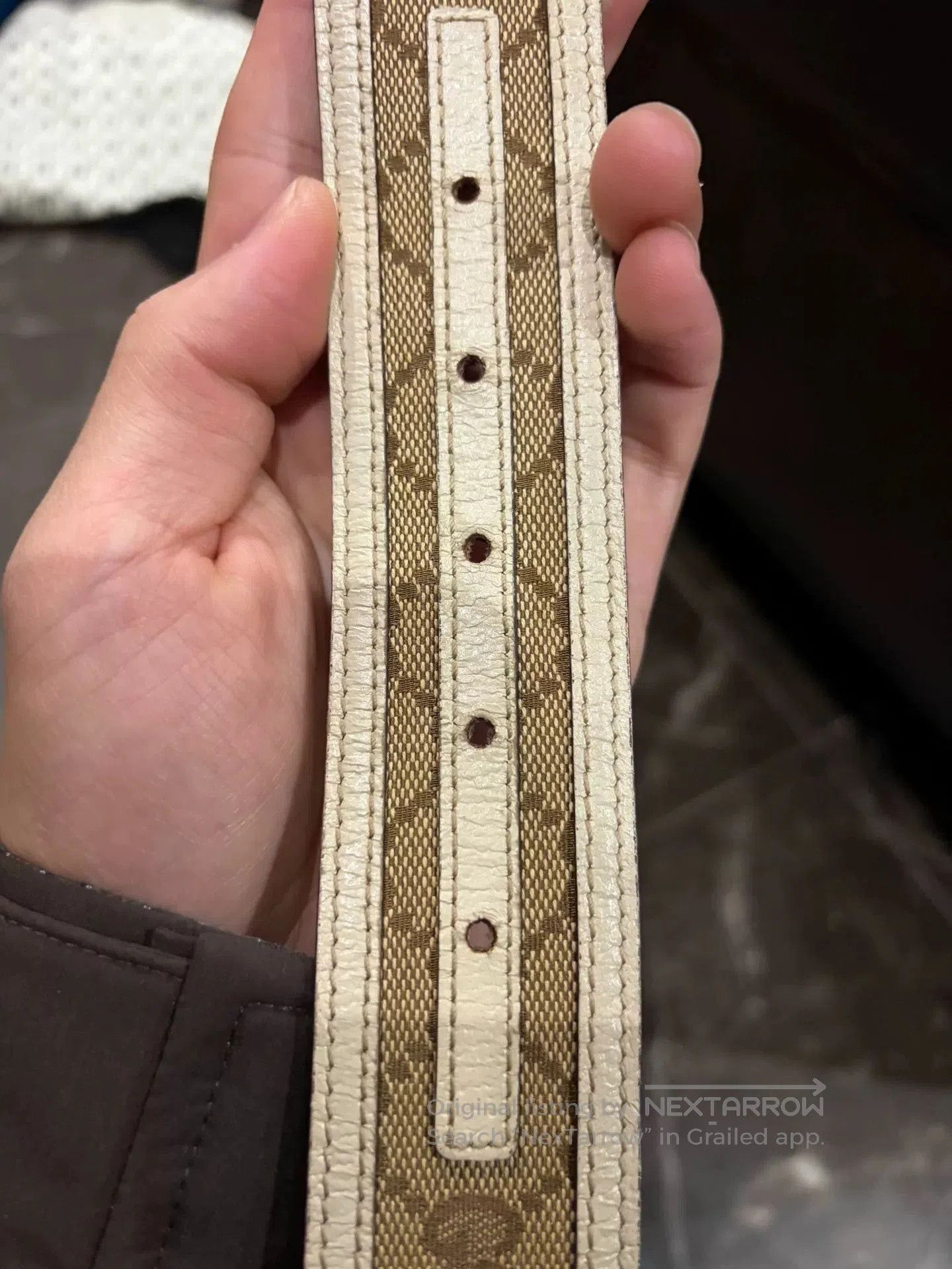 Gucci Gucci GG Classic Monogram Belt. Size ONE SIZE - 5 Thumbnail