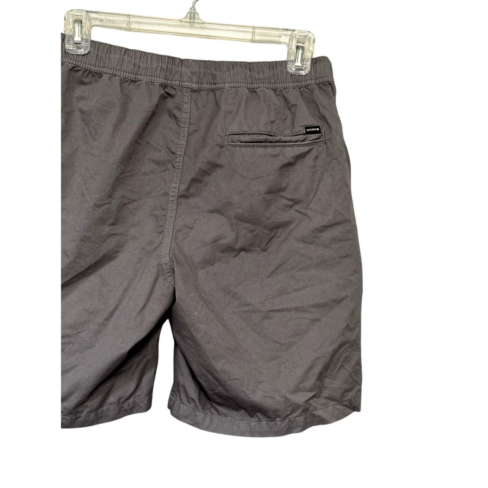 Other Union Shorts Drawstring Functional Zip Pocket Gray Mens NWOT Size US 28 / EU 44 - 6 Thumbnail