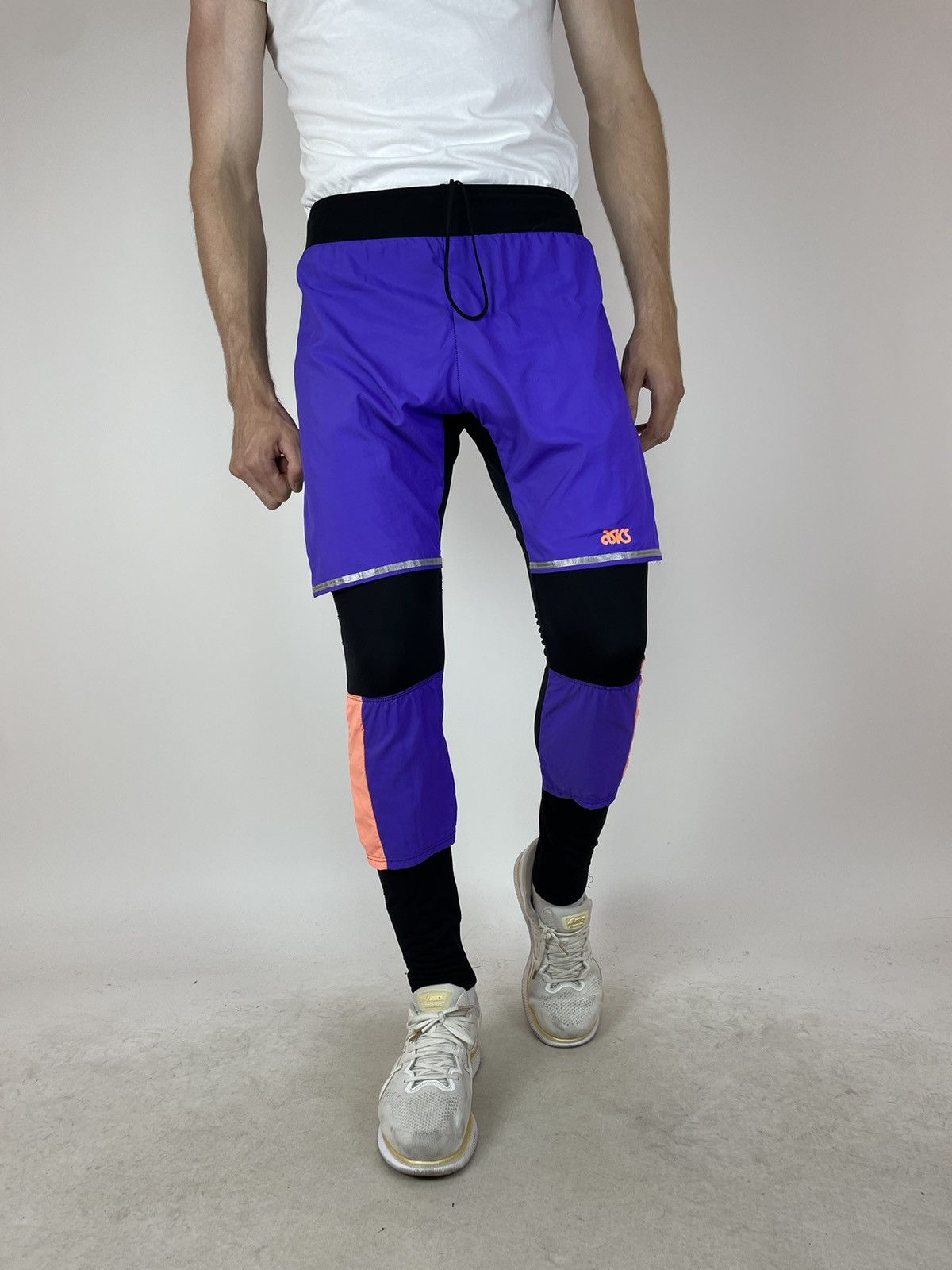 Asics asics track pants retro warm leggings size XL Size US 33 - 1 Thumbnail