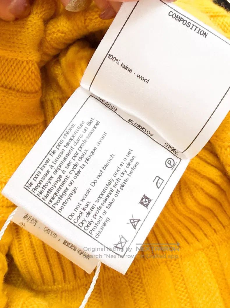 Chanel Chanel Vertical striped cashmere long-sleeved knitted dres Size XS / US 0-2 / IT 36-38 - 8 Thumbnail