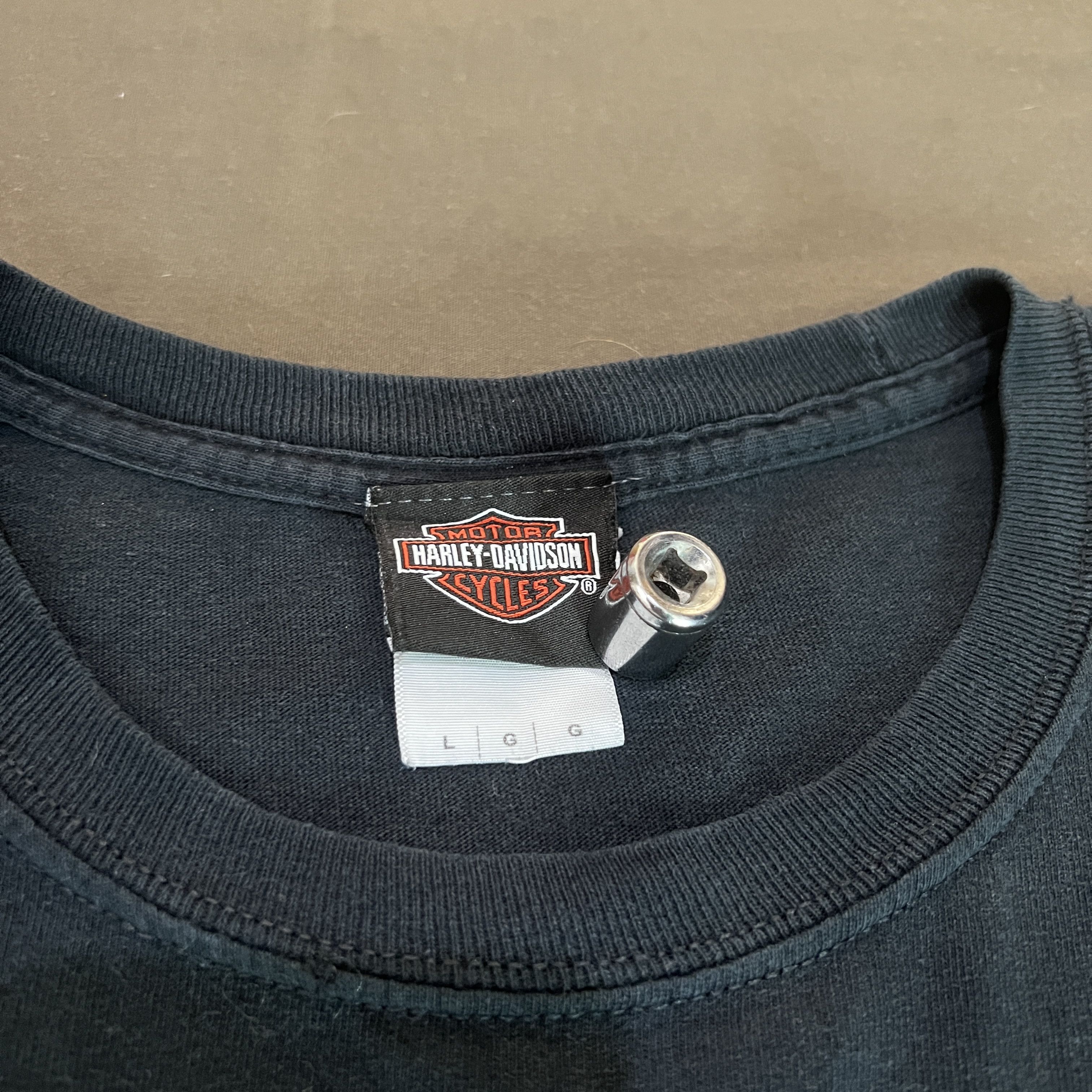 Harley Davidson Vintage Y2K Screaming Eagle Harley Davidson Tee Faded Size US L / EU 52-54 / 3 - 7 Thumbnail
