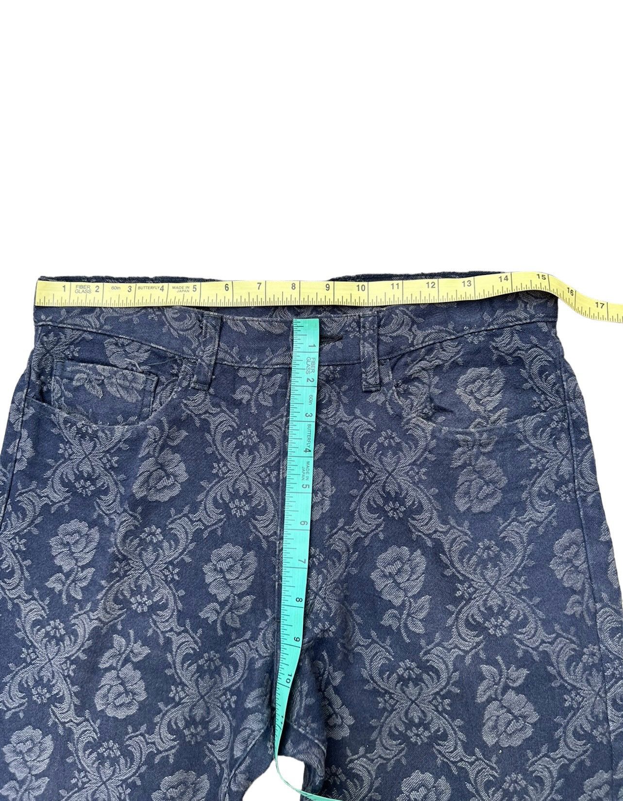 Vintage Vintage Rupert Edge Japan Jacquard Denim Flare Jeans Size US 30 / EU 46 - 3 Thumbnail