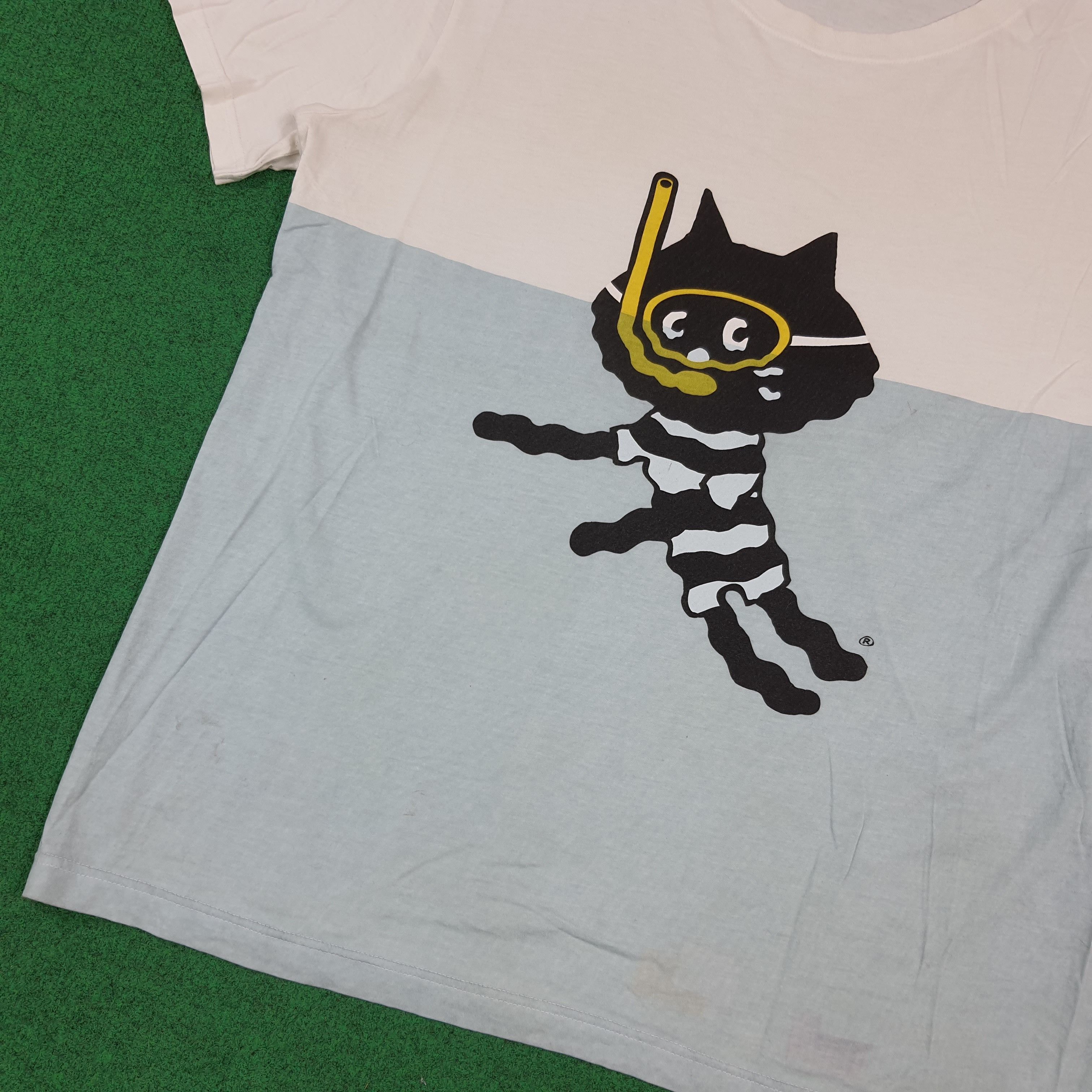 Ne-Net Vintage Ne-Net Swimming by Issey Miyake Tshirt C294N38 Size US L / EU 52-54 / 3 - 2 Thumbnail