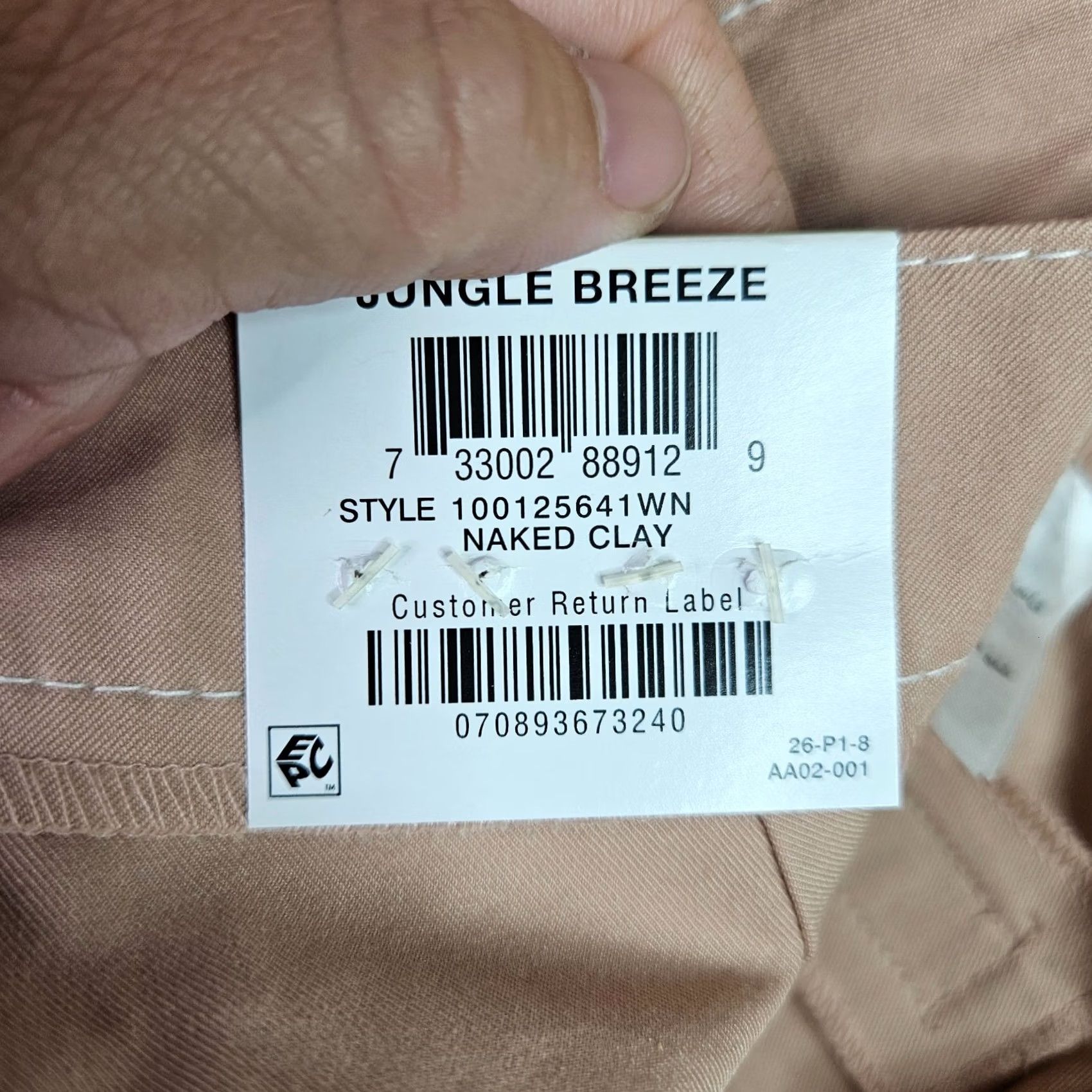 Alfani Alfani Pants Women Plus Size 18W Naked Clay Straight Ankle NWT Career Beige Solid Button Front Modern Fit Mens? Size 40" / US 18 - 4 Thumbnail