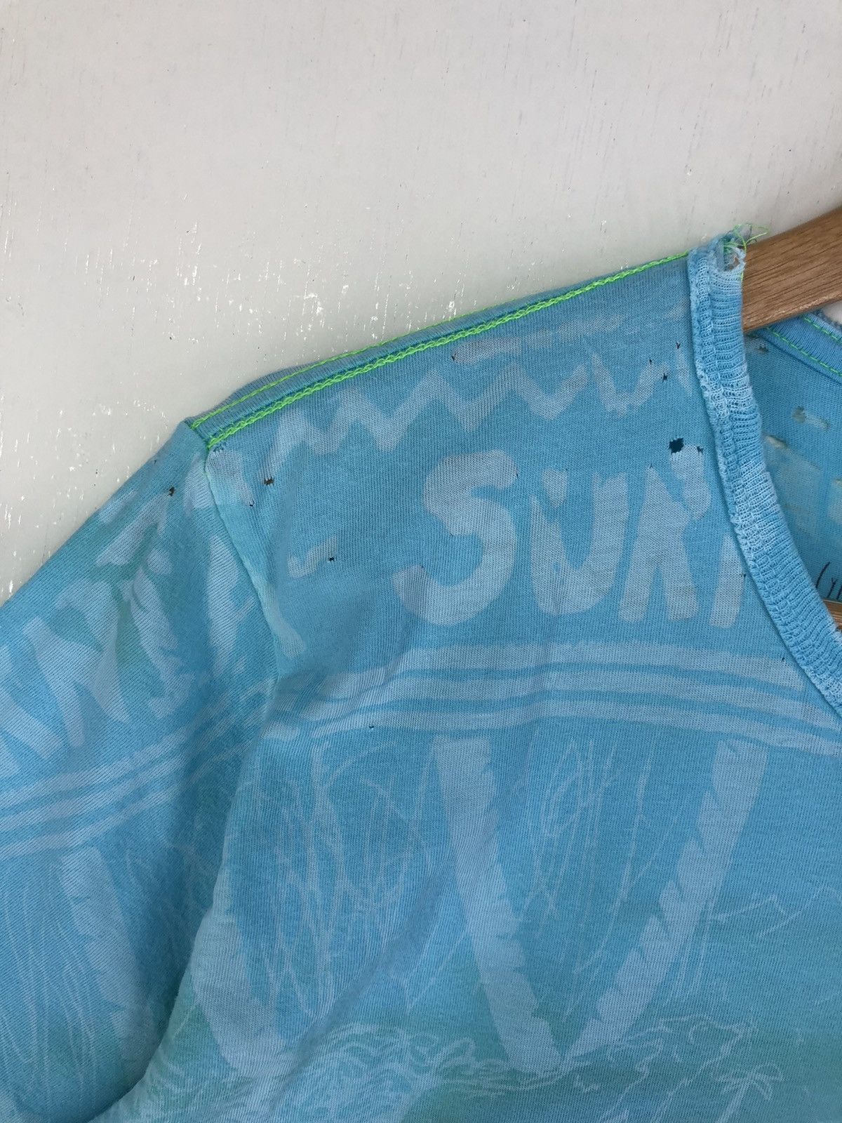 Japanese Brand Mowgli Surf Distressed Tshirt Size US M / EU 48-50 / 2 - 5 Thumbnail