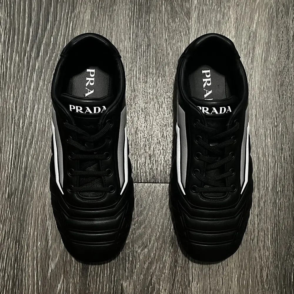 Prada [Retail: $920] Prada “Vitello Soft” Sneakers - Men's US 6.5 Size US 6.5 / EU 39-40 - 2 Thumbnail