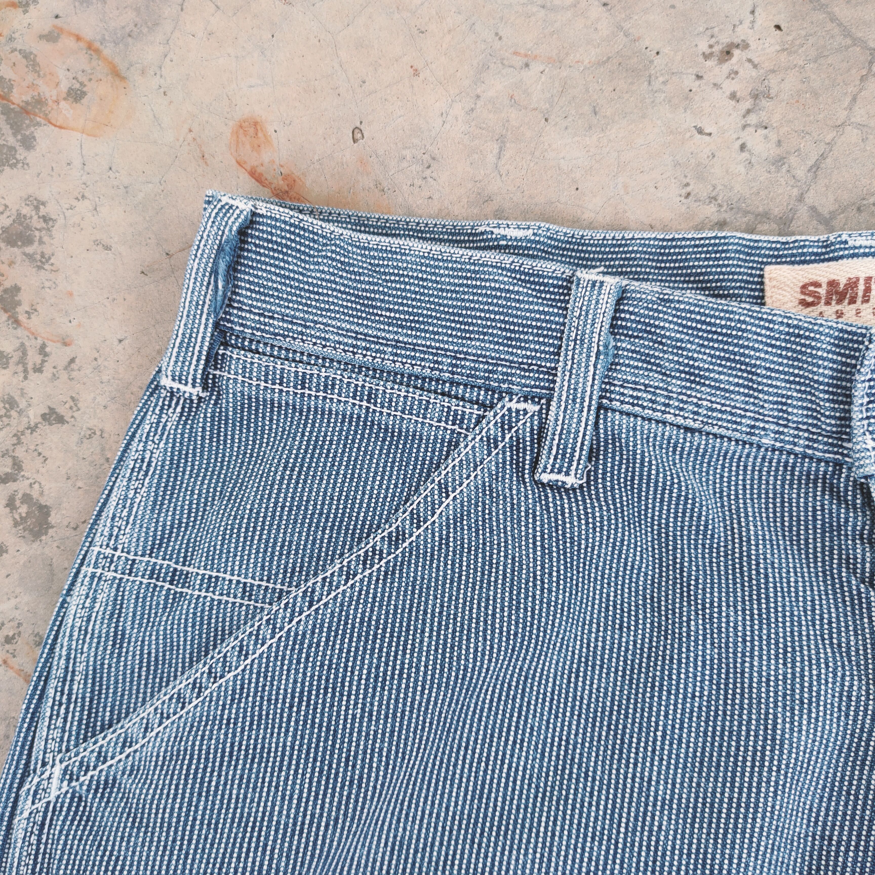 Smith's American VINTAGE SMITH AMERICAN HICKORY STRIPE CARGO PANTS Size US 30 / EU 46 - 8 Thumbnail