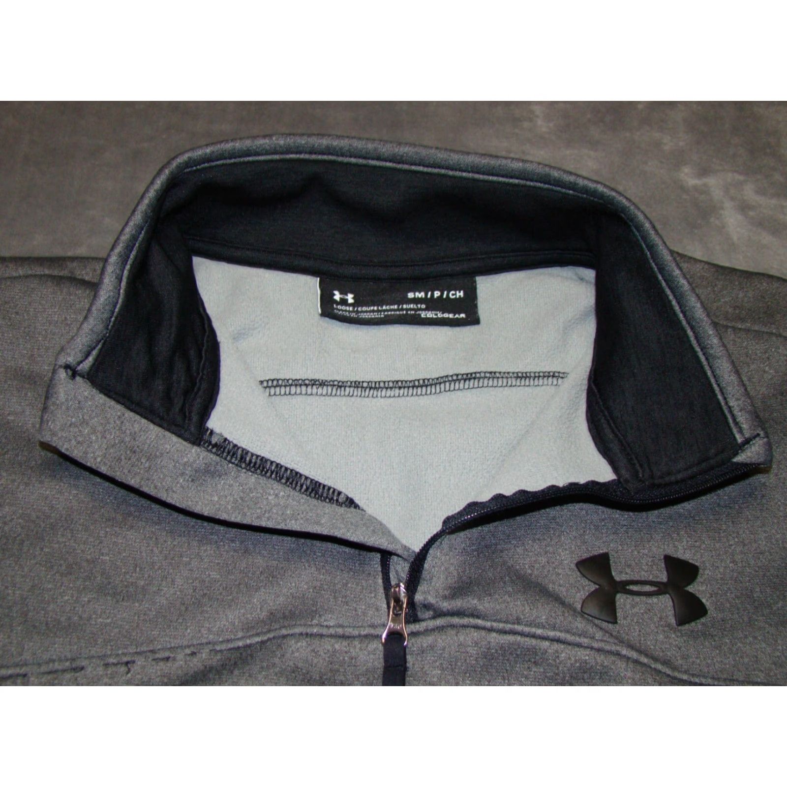 Under Armour Under Armour Jacket Mens Small Gray ColdGear 1/4 Zip Pullover Shirt Size US S / EU 44-46 / 1 - 5 Thumbnail