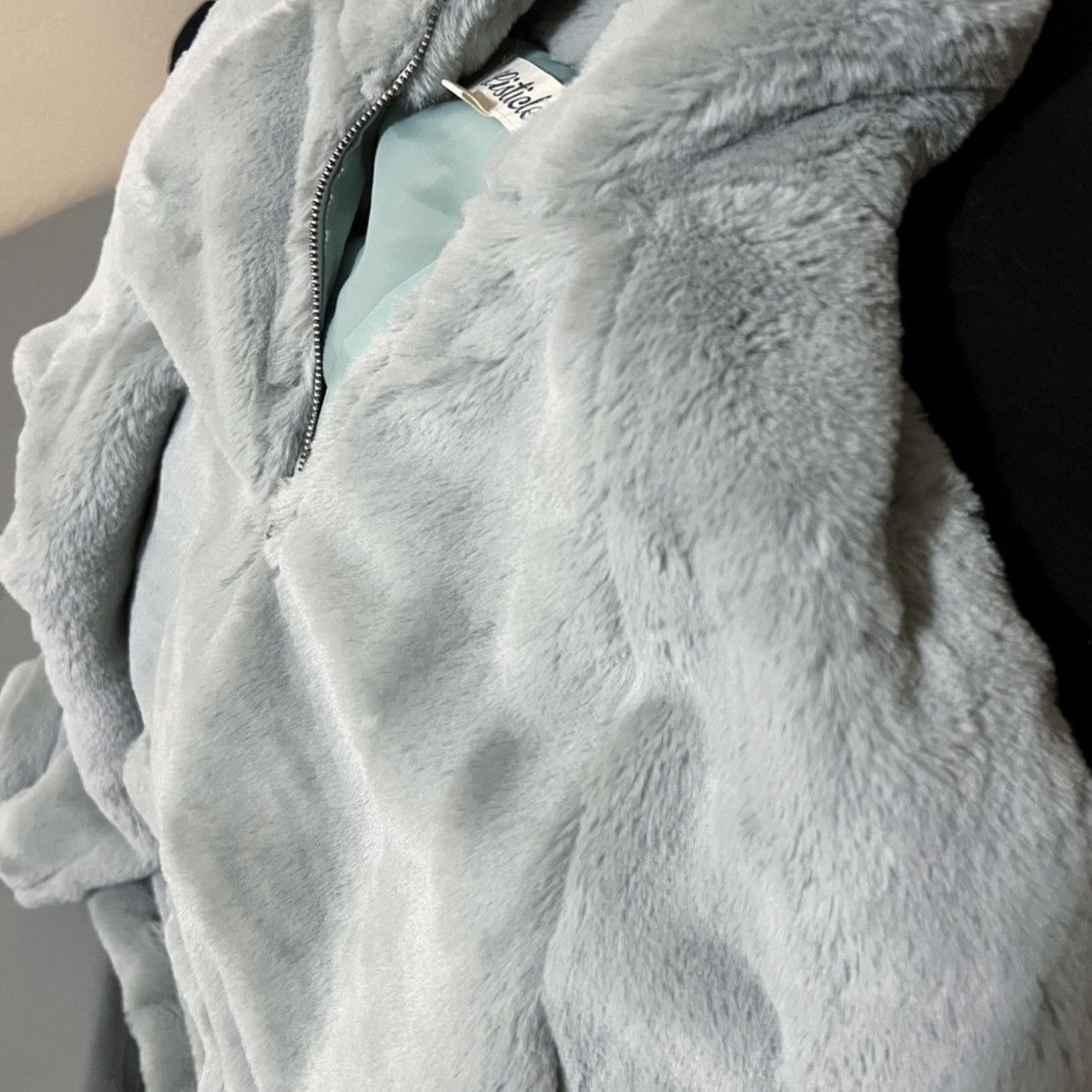 Vintage Sherpa Pullover quarter Q Zip Sweater jacket Listicle hoodie Size S / US 4 / IT 40 - 3 Thumbnail