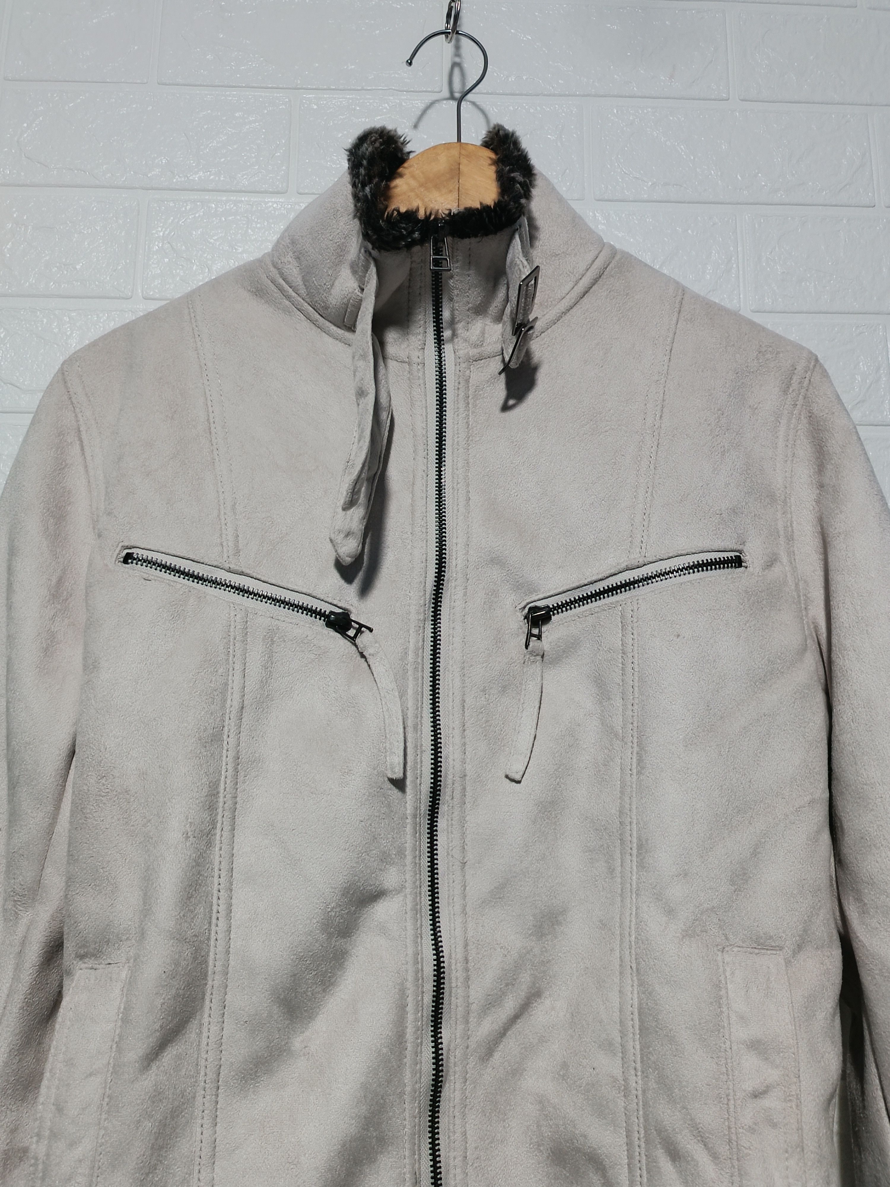 Japanese Brand Japanese Faux Fur Biker Winter Jacket Ifsixwasnine Style Size US M / EU 48-50 / 2 - 3 Thumbnail