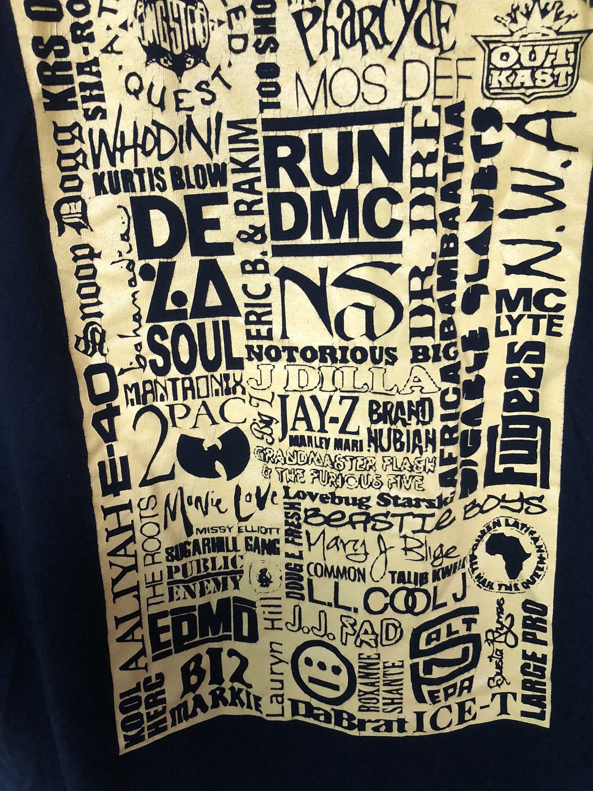 Rap Tees Vintage Hip Hop is Not Dead Classic Logo Shirt Tee DMC Size US L / EU 52-54 / 3 - 10 Thumbnail