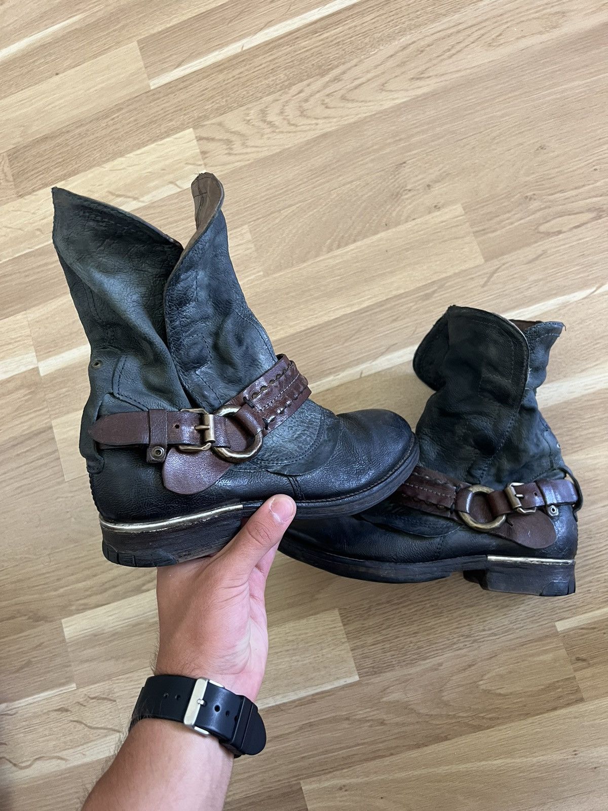 Other Airstep vintage leather boots A.S 98 Rick Owen’s style 90s Size US 6 / IT 36 - 4 Thumbnail