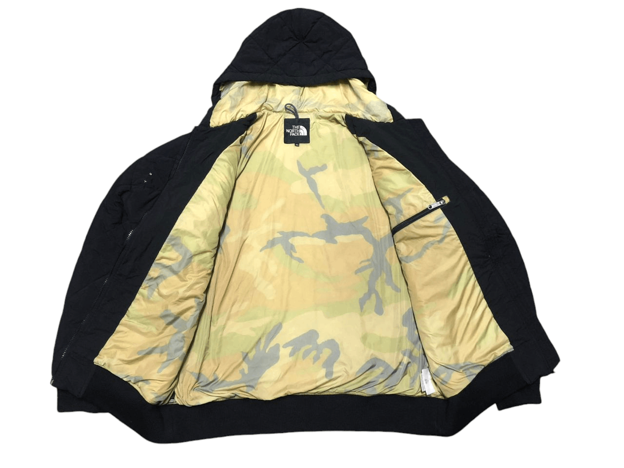 The North Face Vintage The North Face Black Quilted Camoflauge Jacket Size US XL / EU 56 / 4 - 3 Thumbnail