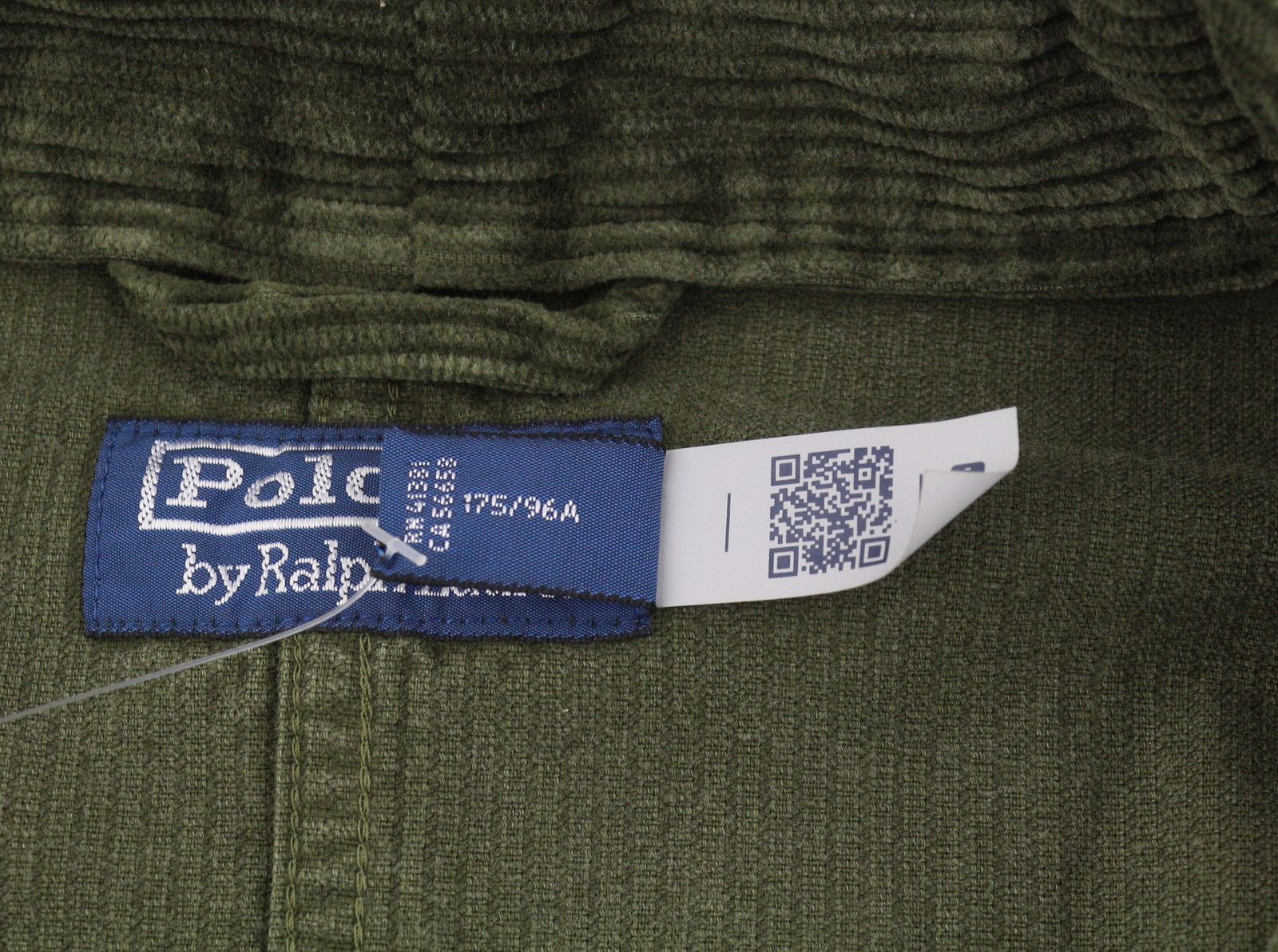 Ralph Lauren M Green Corduroy Button-Up Patch Pockets Logo 86987 Size US M / EU 48-50 / 2 - 7 Thumbnail