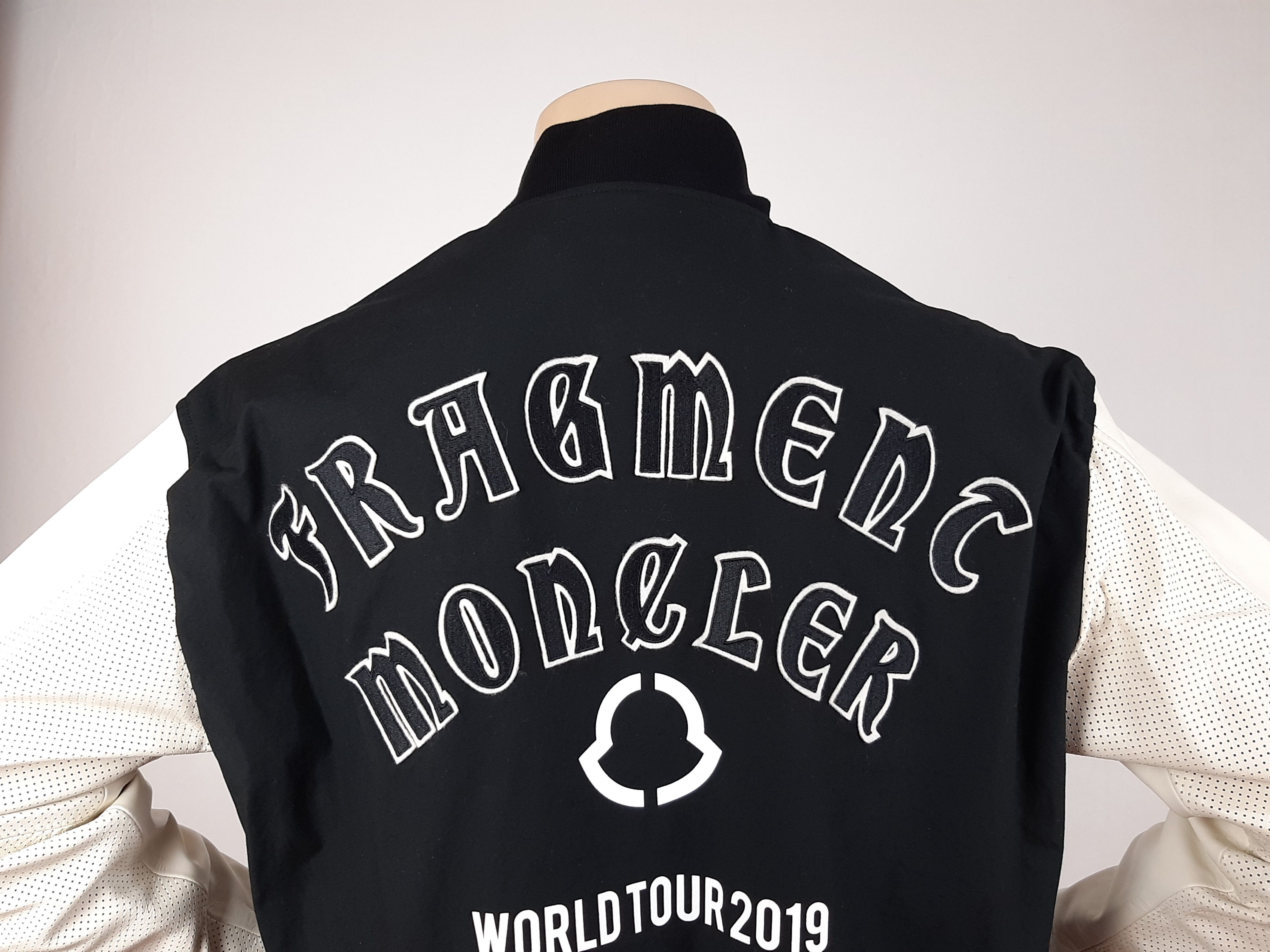 Moncler x Fragment Bomber Varsity Jacket Men s Size 2 Outerwear