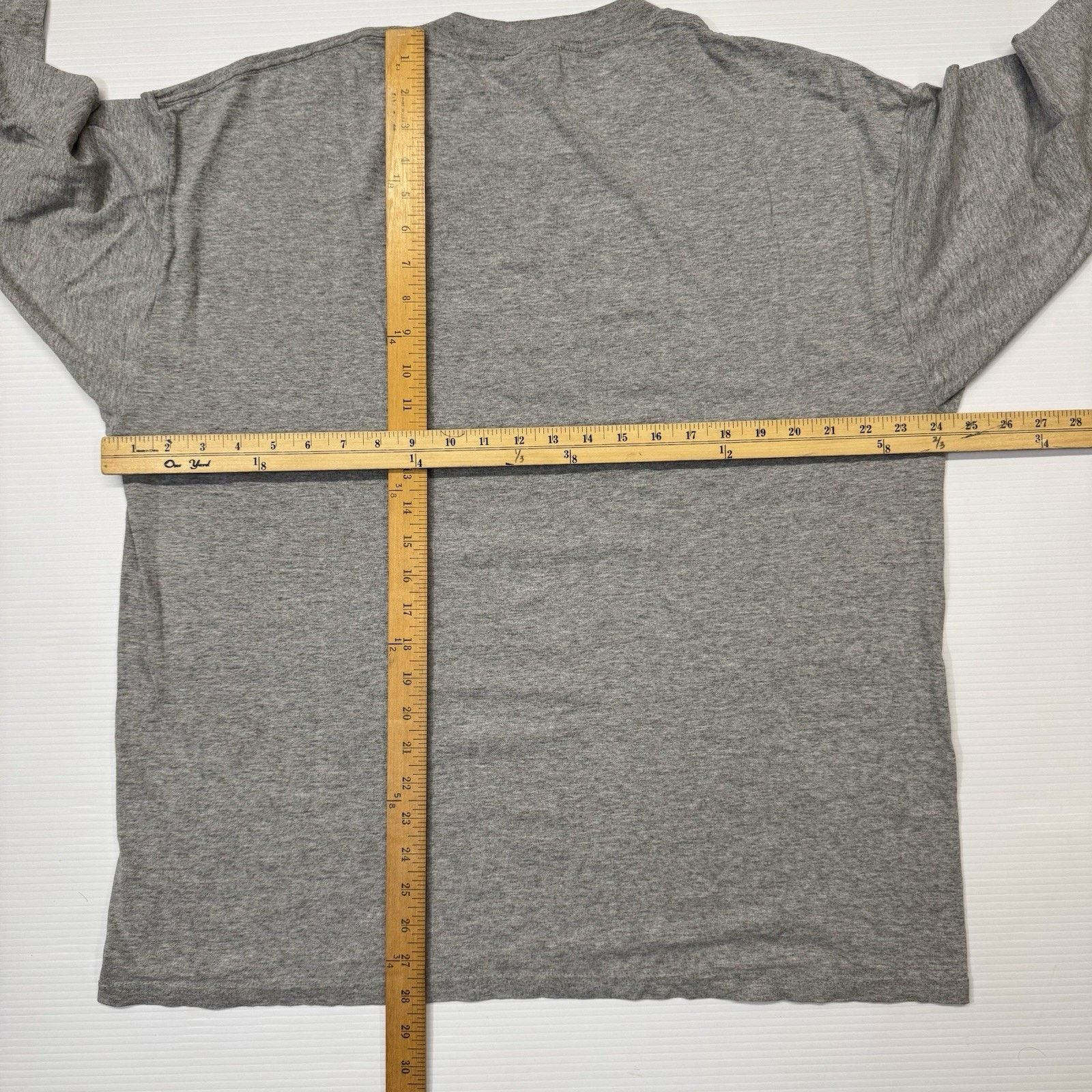 Nike Nike Vintage 90s Gray Long sleeve Shirt Swoosh Made in USA Size US L / EU 52-54 / 3 - 8 Thumbnail