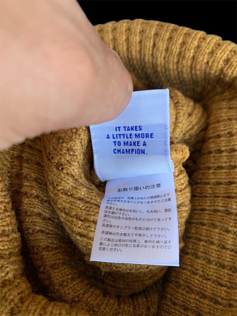Champion × Japanese Brand × Vintage Champion Knitt Hat Vintage Size ONE SIZE - 6 Thumbnail
