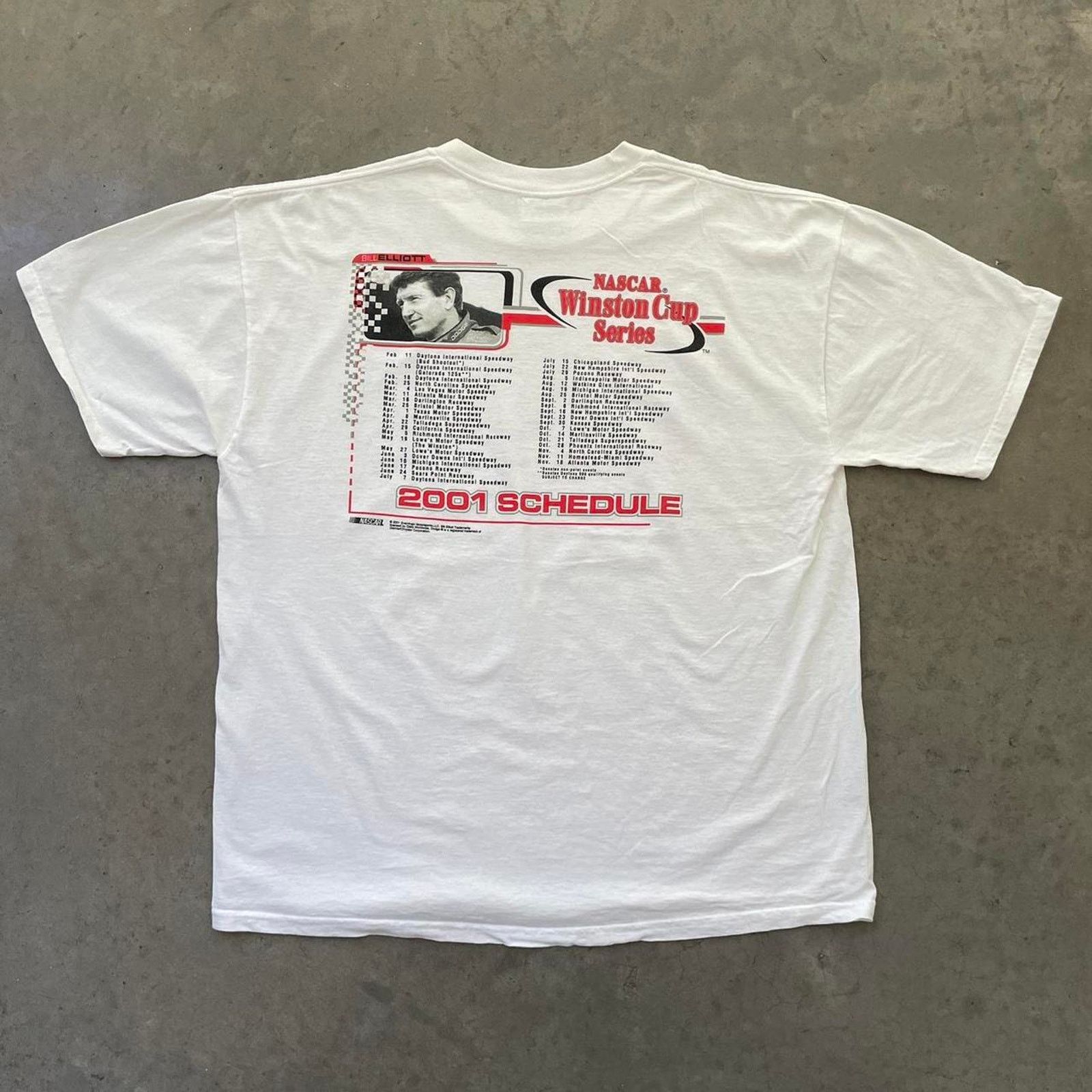 NASCAR Vintage Bill Elliott Dodge NASCAR Graphic T-shirt Size US XL / EU 56 / 4 - 2 Thumbnail