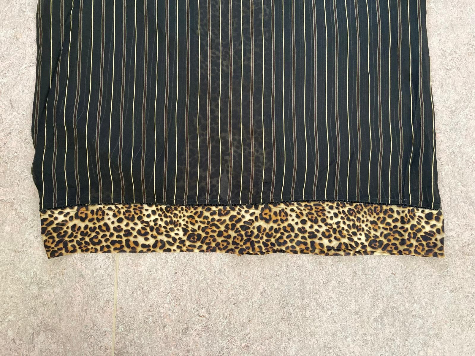 Dries Van Noten Dries Van Noten Striped Leopard Shirt Size 50 Size US M / EU 48-50 / 2 - 3 Thumbnail