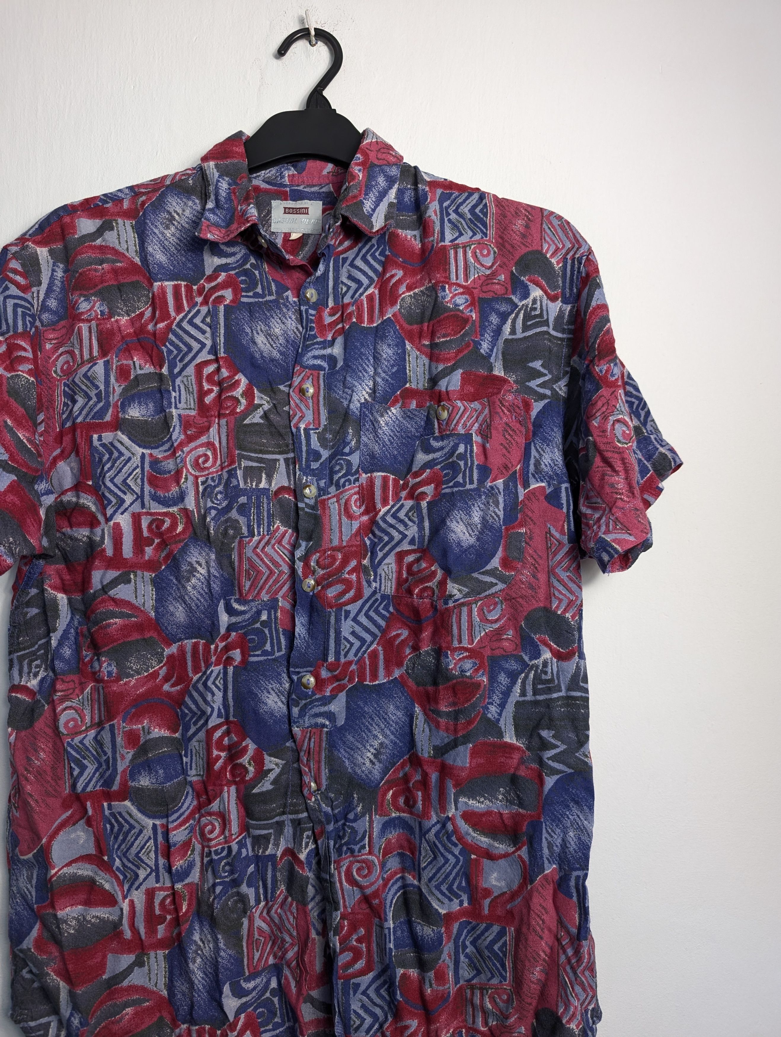 Vintage Vintage Y2K Hawaiian Shirt - Summer Floral Palm Tree Print Size US S / EU 44-46 / 1 - 2 Thumbnail