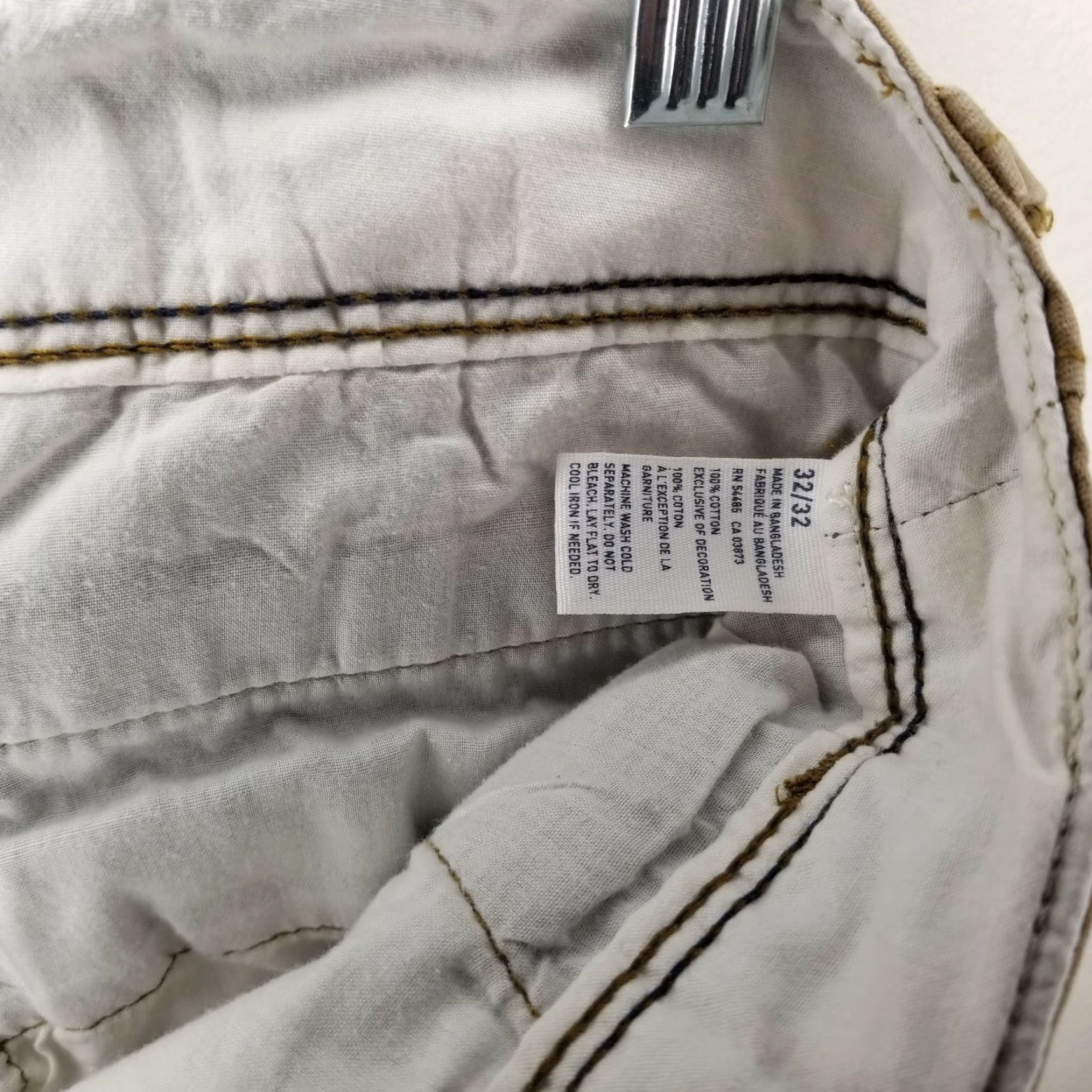 American Eagle Outfitters American Eagle Mens Brown Relaxed Straight Pants Size 32x32 Chino Men Brown Straight 32 Inseam 32 Size US 32 / EU 48 - 4 Thumbnail