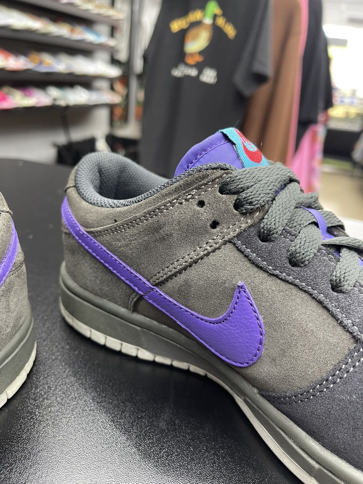 Nike Size 7 - Nike Dunk Low Newsprint Varsity Purple “2007” Size US 7 / EU 40 - 8 Thumbnail