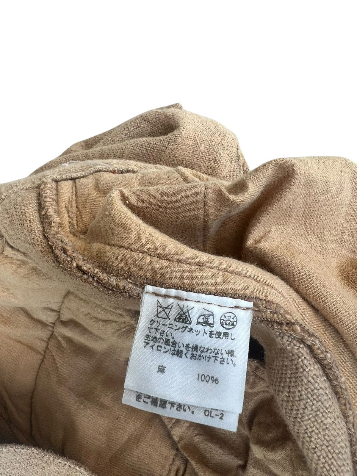 Issey Miyake Issey Miyake Sunaokuwahara Wide Loose Linen Trouser Pant Size US 30 / EU 46 - 21 Thumbnail