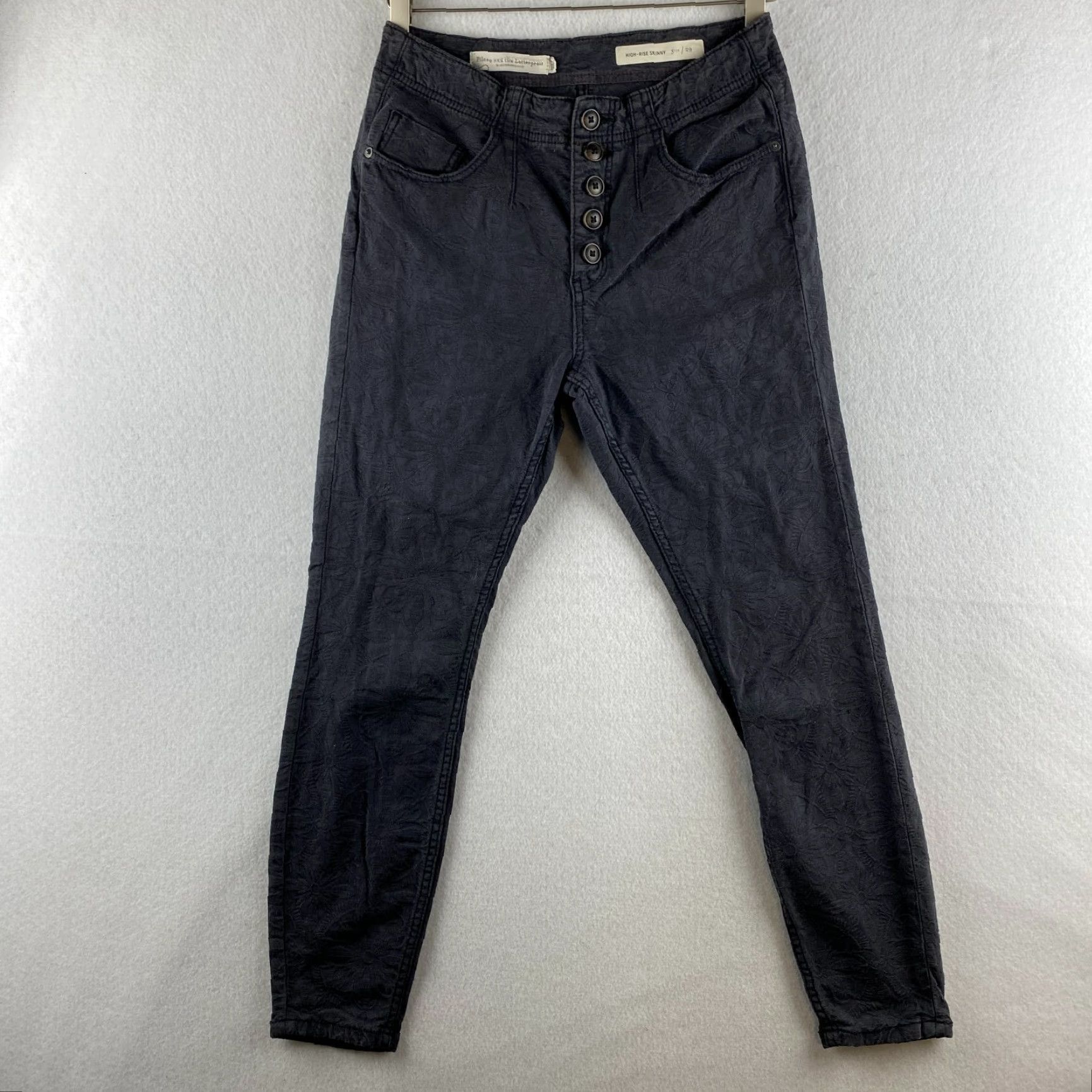 Anthropologie Anthropologie Pilcro And The Letter Press Pants Women's Black High-Rise Skinny 29 Pants Size 29" - 2 Thumbnail