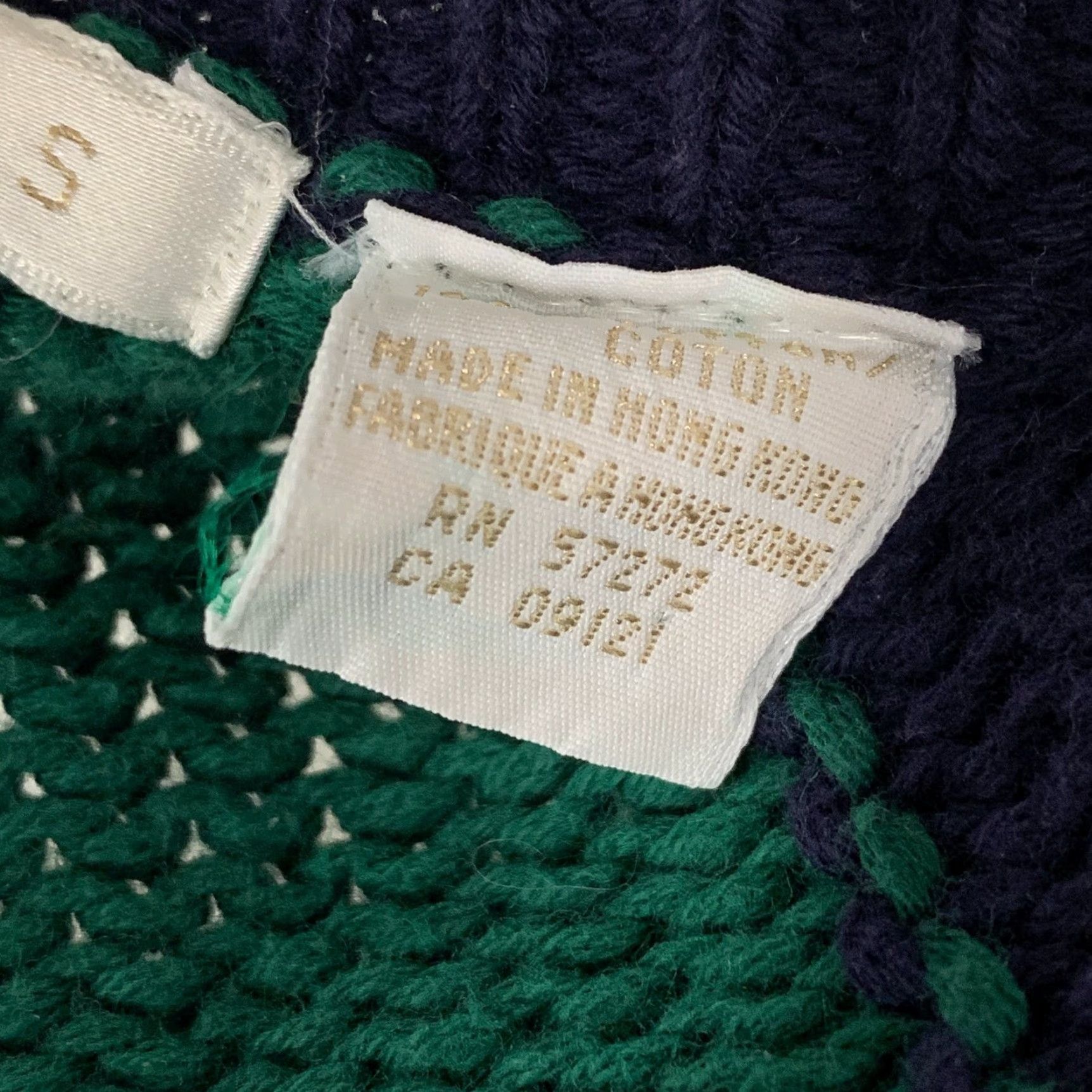 Perry Ellis Vintage Perry Ellis Cardigan Sweater Mens M Blue Green Argyle Golf 90s Size US M / EU 48-50 / 2 - 7 Thumbnail
