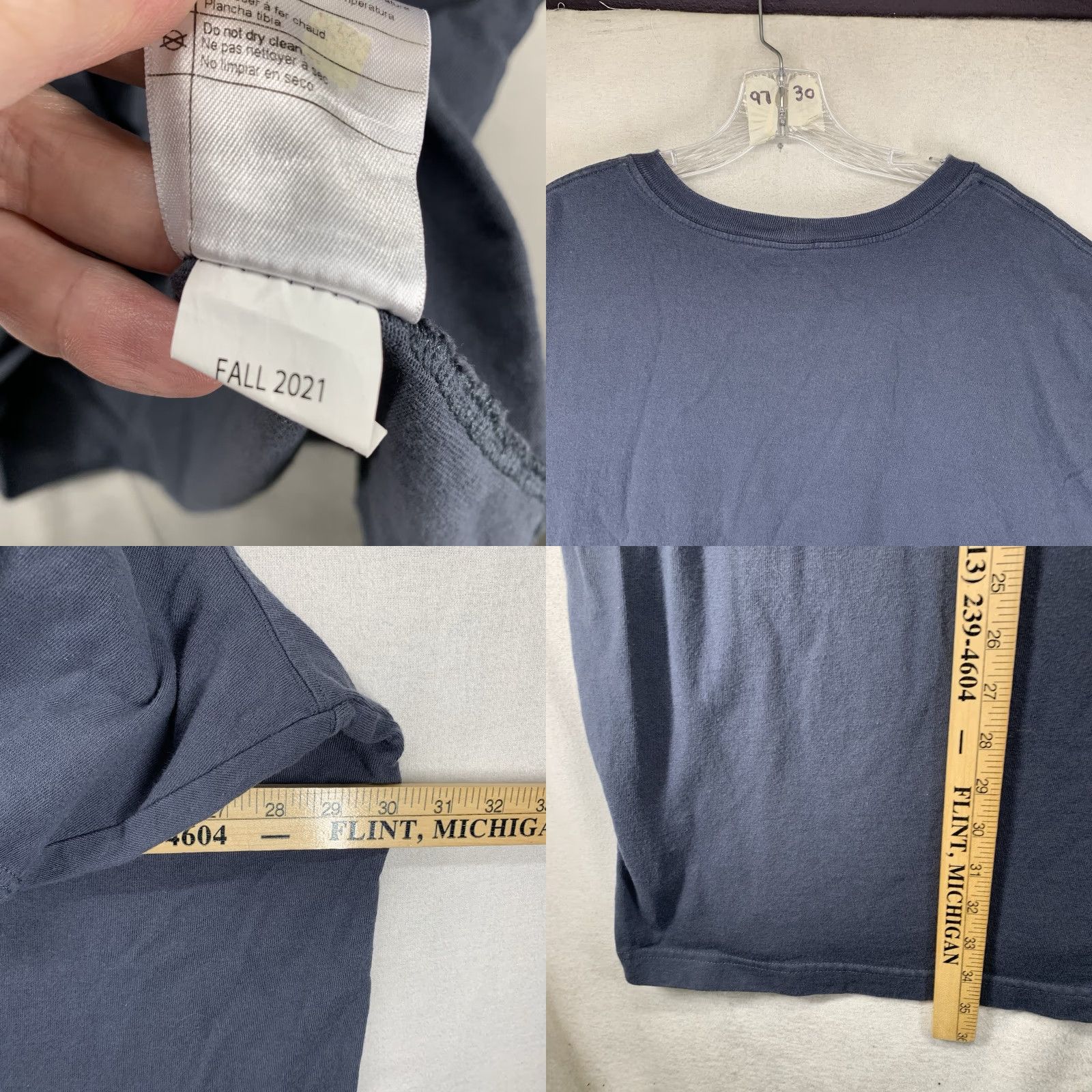 Carhartt Carhartt Mens Blue Stone 3XL Short Sleeve T-Shirt Loose Fit All Cotton EUC Size US XXL / EU 58 / 5 - 8 Thumbnail