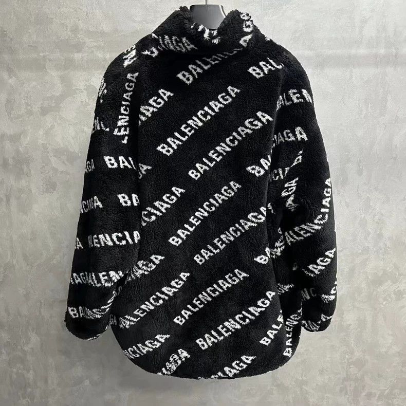 Balenciaga Balenciaga Black Faux Fur ZipUp Jacket-2506 Size US S / EU 44-46 / 1 - 2 Thumbnail