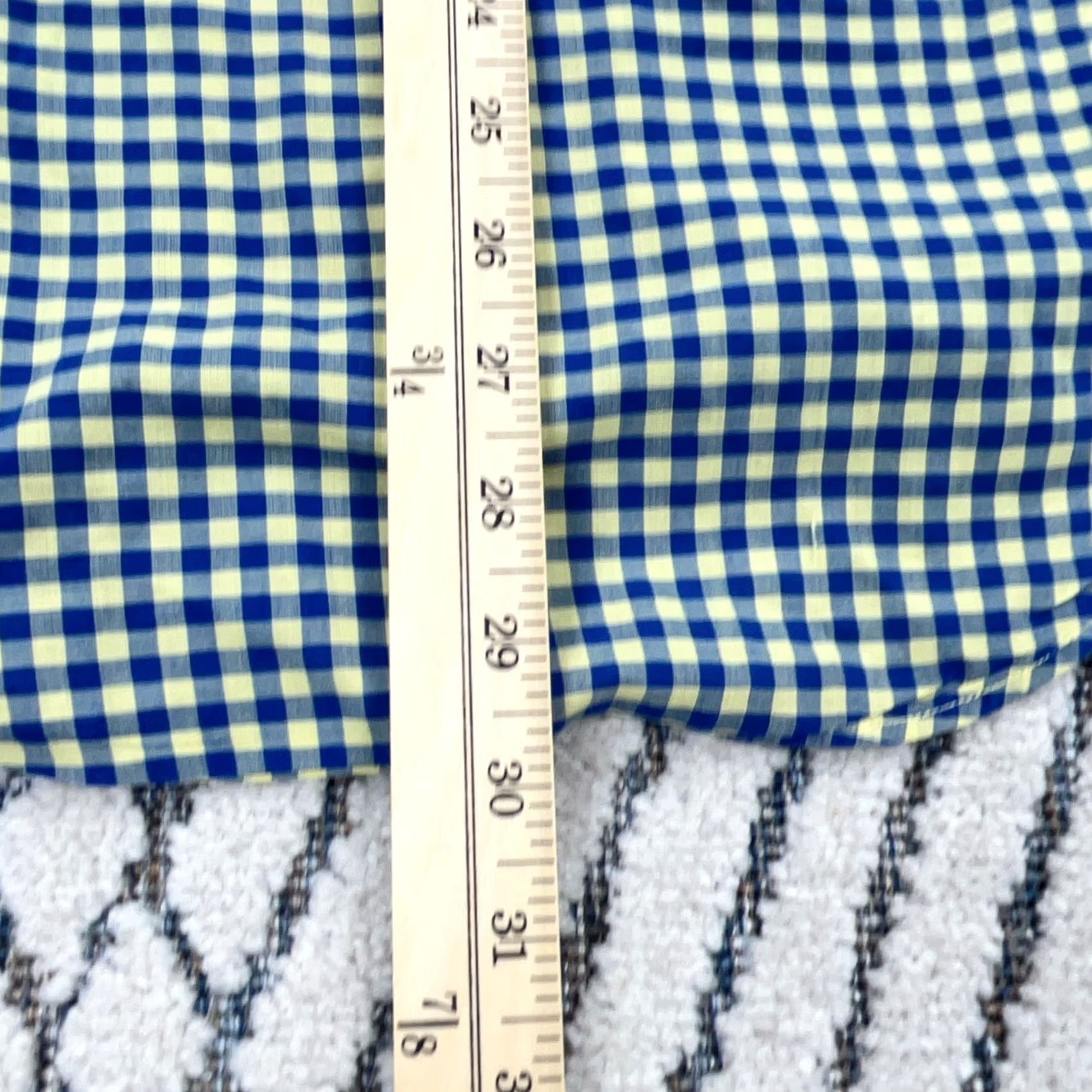 Vineyard Vines Vineyard Vines Shirt Men Small Tucker Gingham Slim Fit Button Up Blue Yellow Size US S / EU 44-46 / 1 - 7 Thumbnail