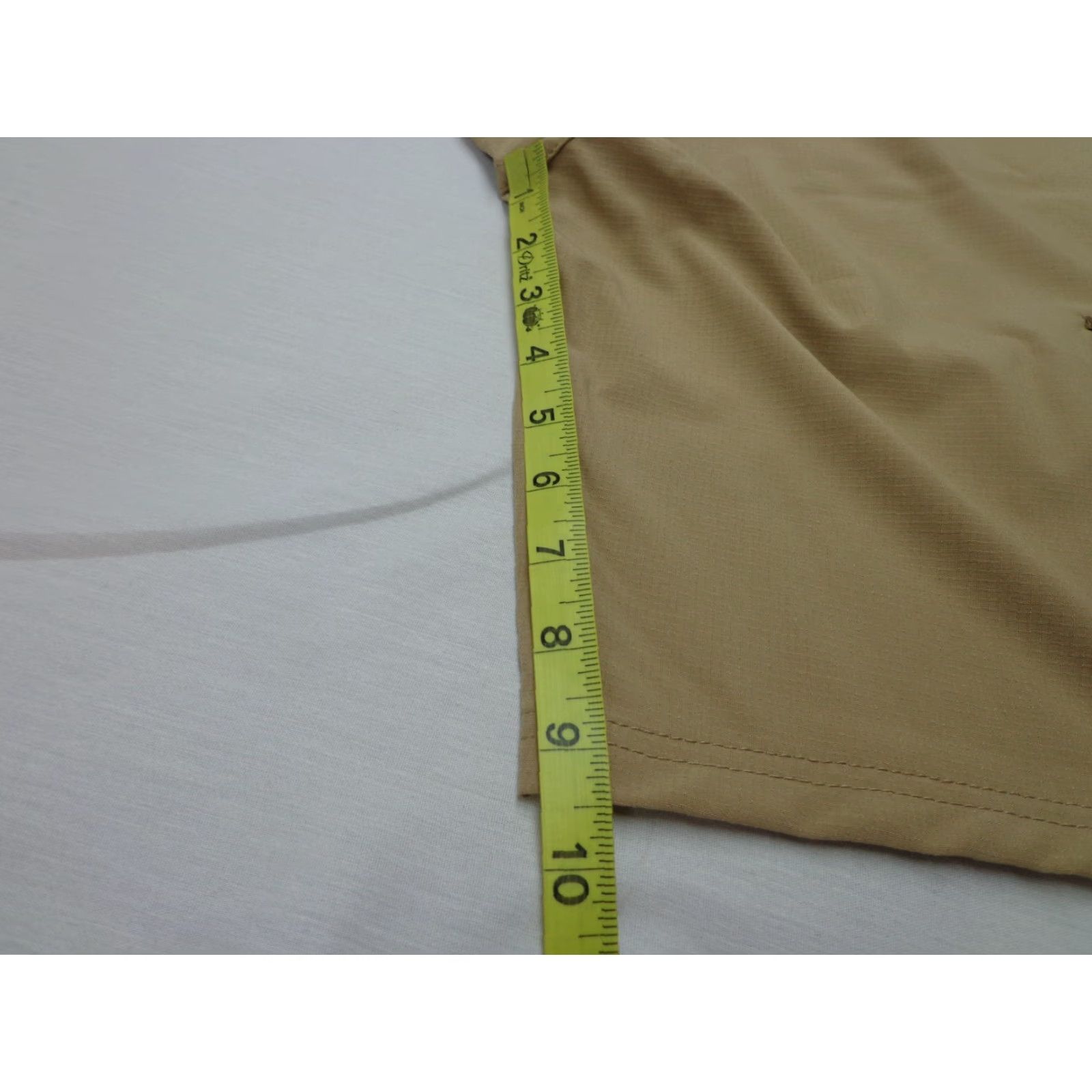 Vintage IRON CO. Cargo Shorts Belted Stretch Tech Khaki Beige 29 NEW Men Regular Size Size US 29 - 7 Thumbnail