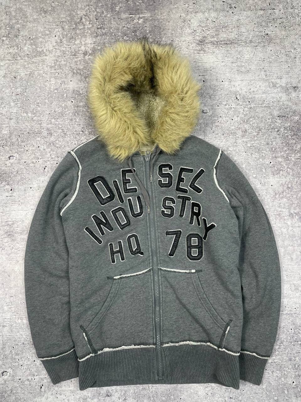 Diesel Diesel Fur Mohawk Hoodie | Grailed